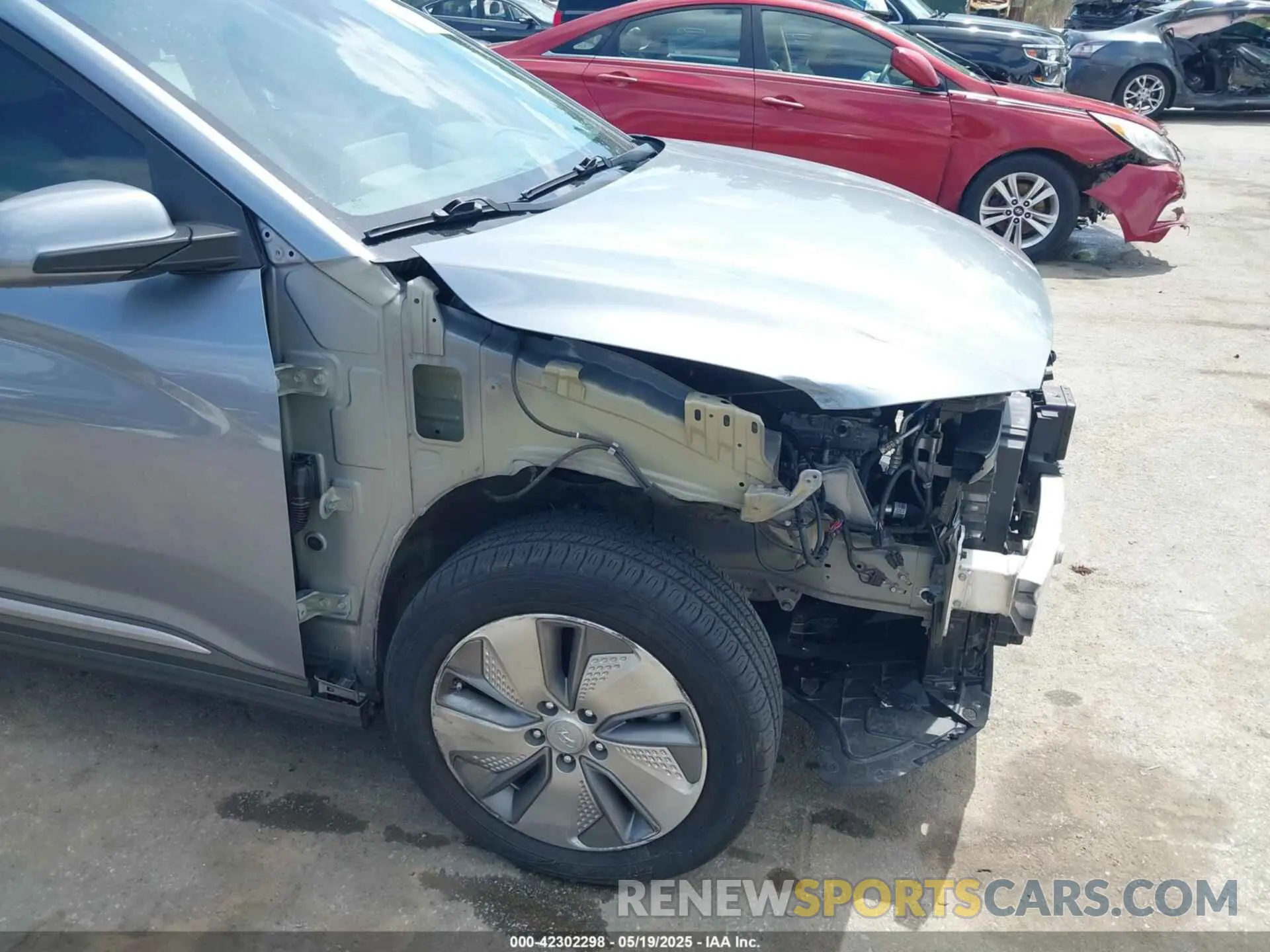 6 fotografías del automóvil dañado KM8K53AG6MU125246 HYUNDAI KONA ELECTRIC 2021