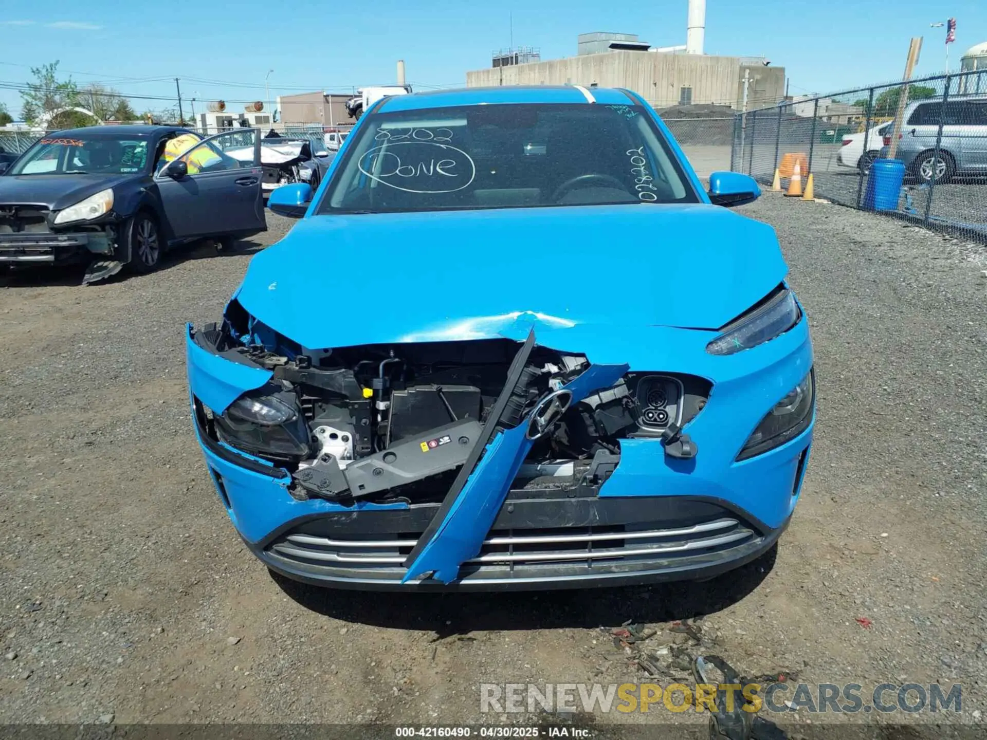 12 fotografías del automóvil dañado KM8K33AGXNU150593 HYUNDAI KONA ELECTRIC 2022