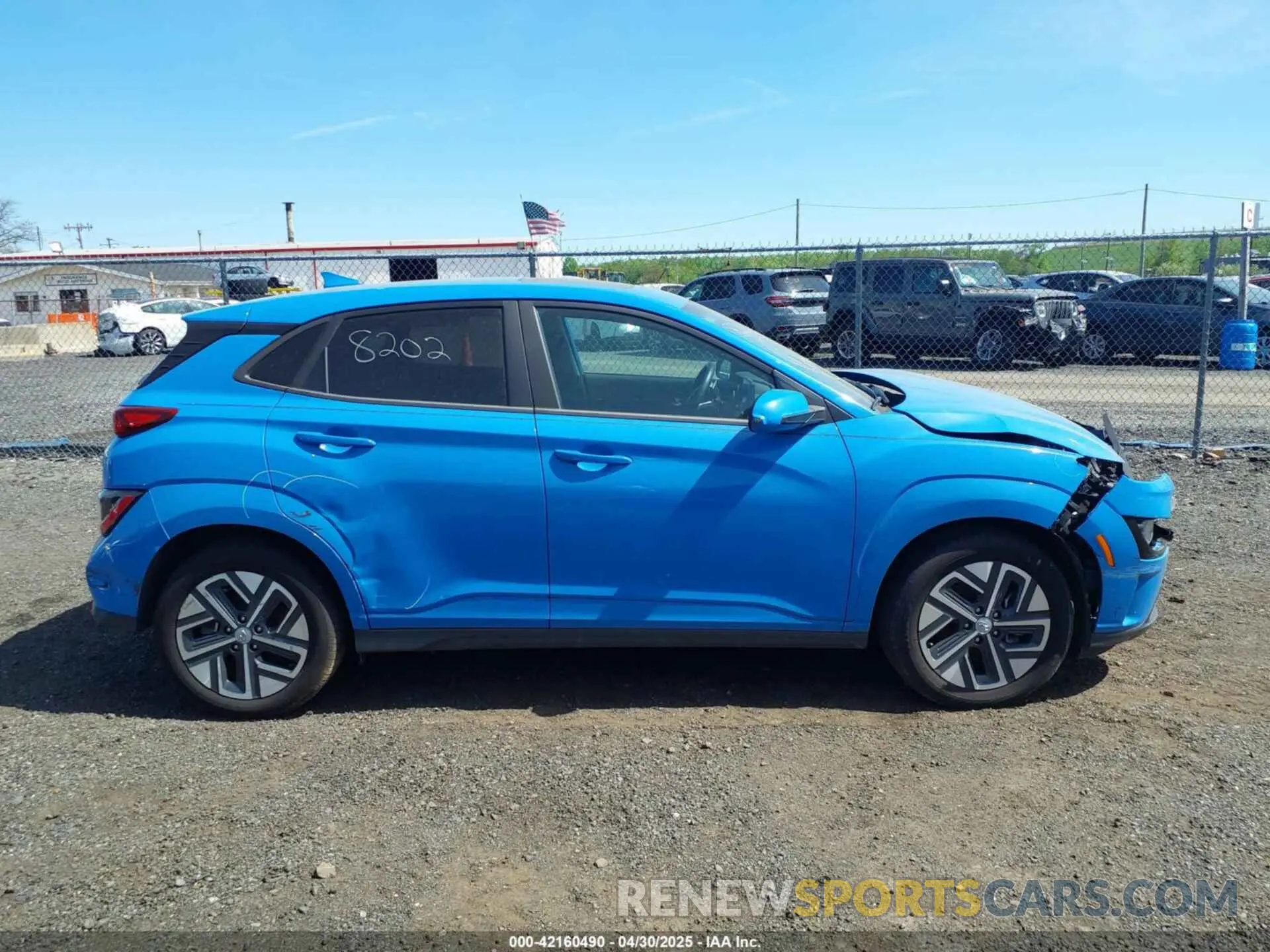13 fotografías del automóvil dañado KM8K33AGXNU150593 HYUNDAI KONA ELECTRIC 2022