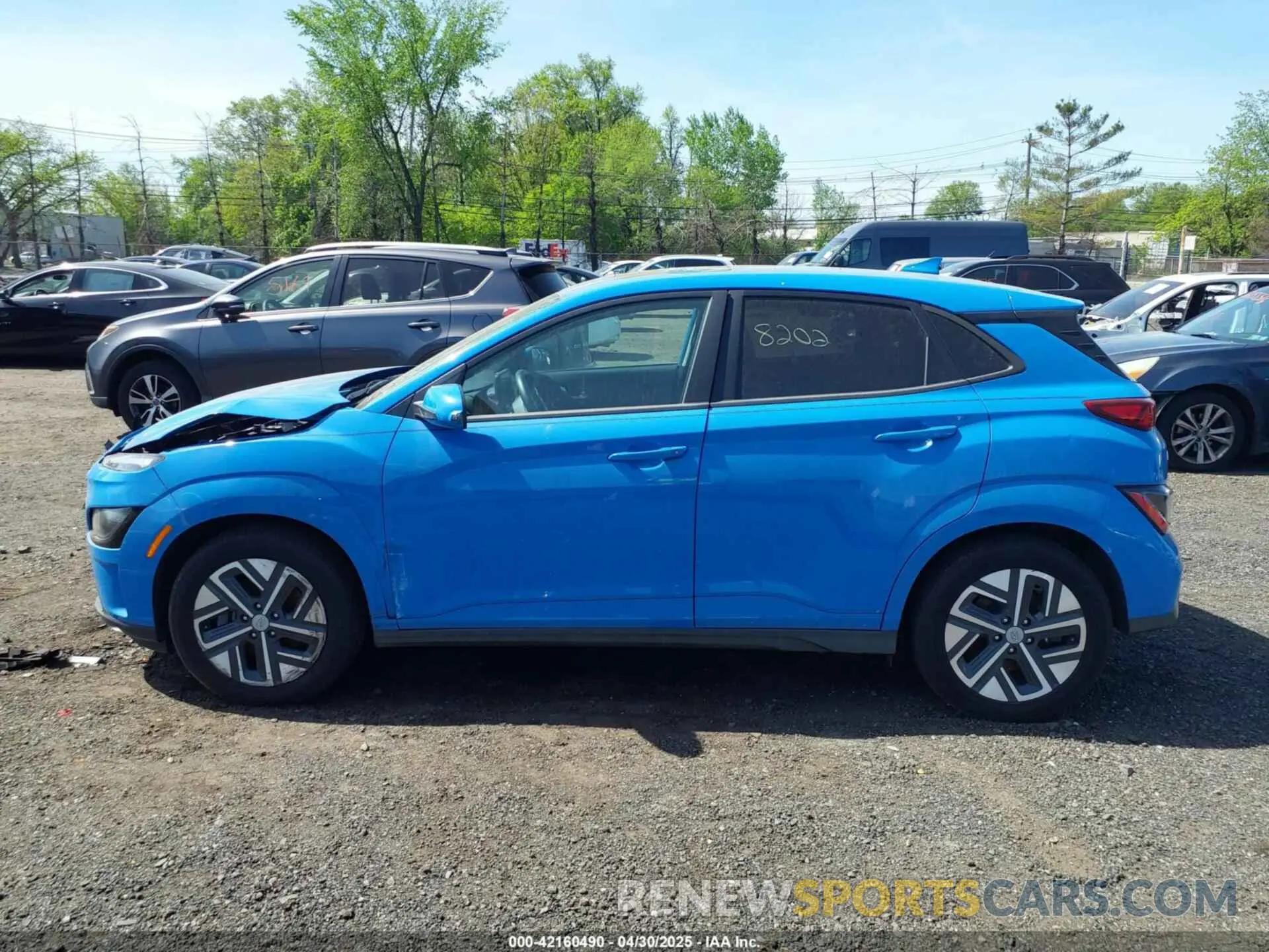 14 fotografías del automóvil dañado KM8K33AGXNU150593 HYUNDAI KONA ELECTRIC 2022