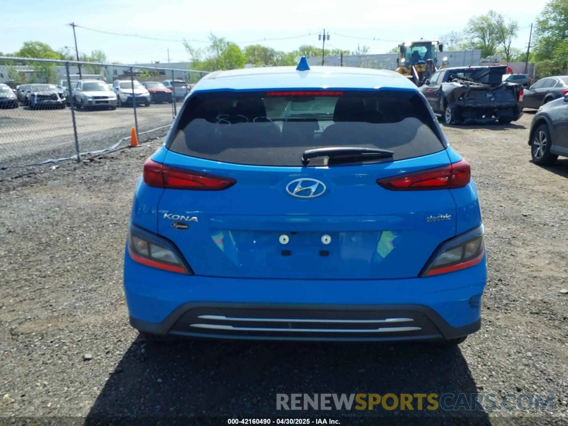 16 fotografías del automóvil dañado KM8K33AGXNU150593 HYUNDAI KONA ELECTRIC 2022
