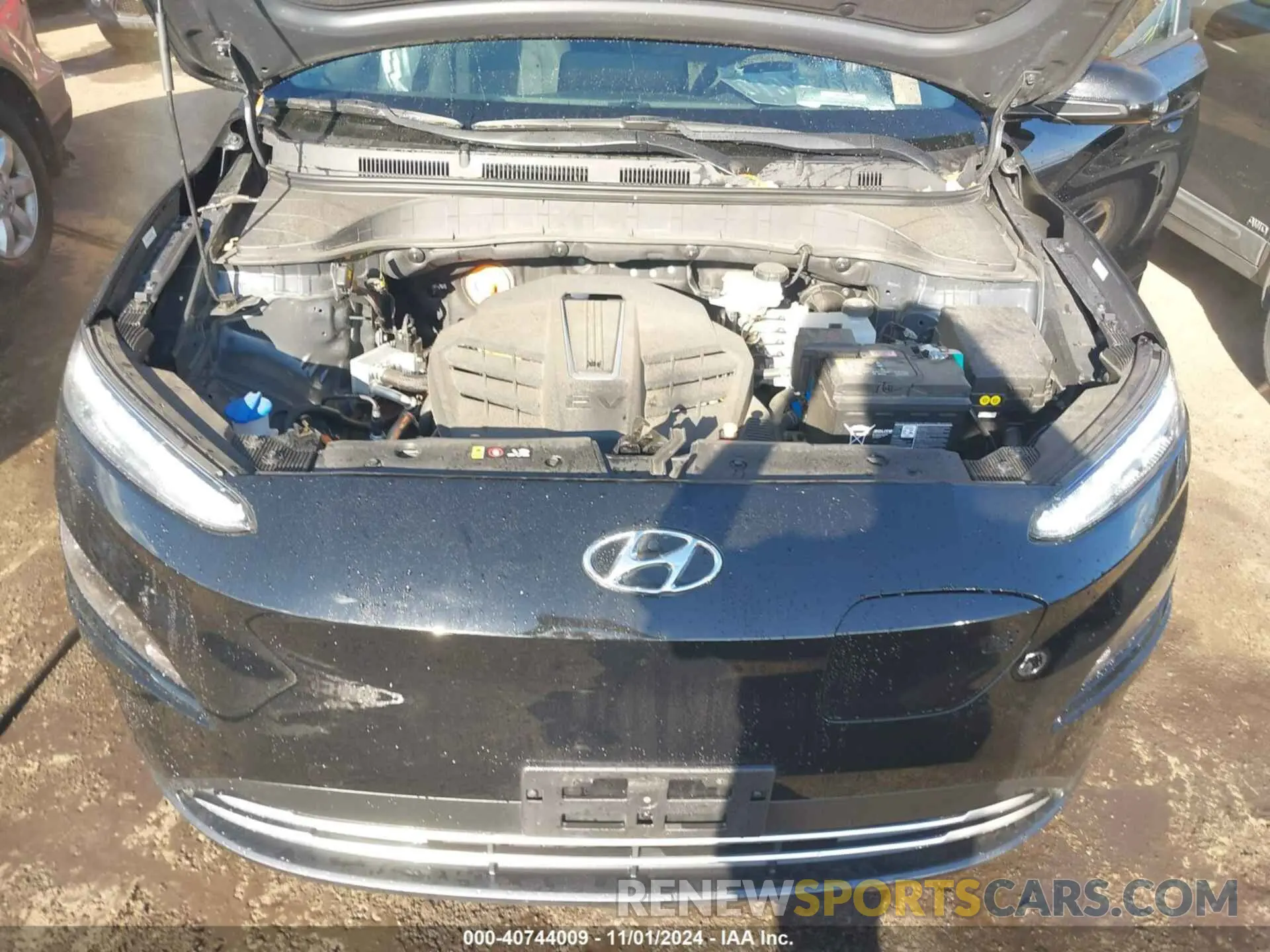 10 fotografías del automóvil dañado KM8K23AG3PU190231 HYUNDAI KONA ELECTRIC 2023
