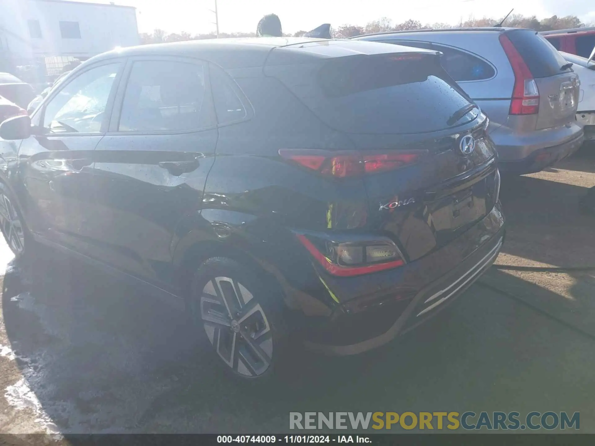 3 fotografías del automóvil dañado KM8K23AG3PU190231 HYUNDAI KONA ELECTRIC 2023