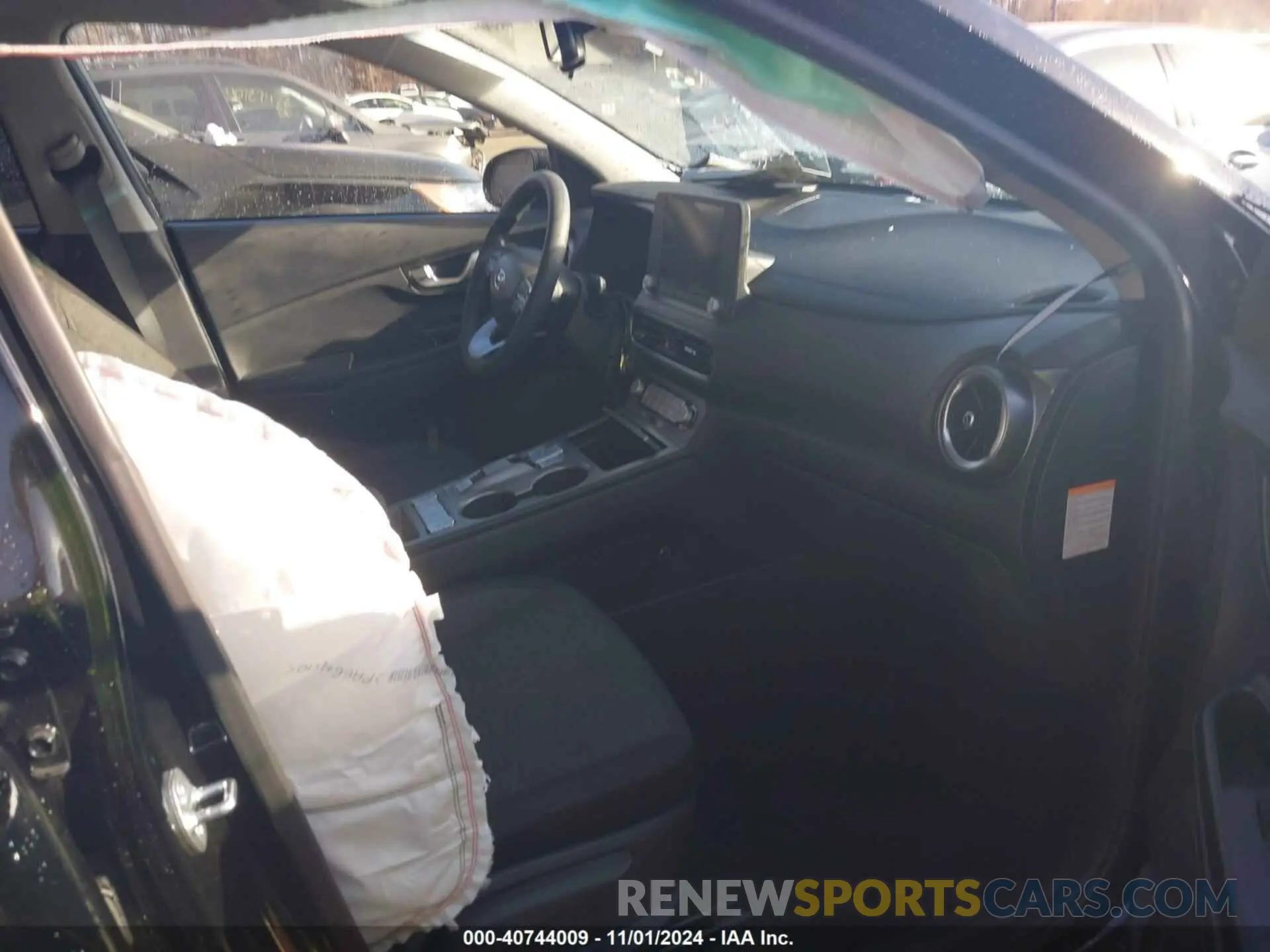 5 fotografías del automóvil dañado KM8K23AG3PU190231 HYUNDAI KONA ELECTRIC 2023