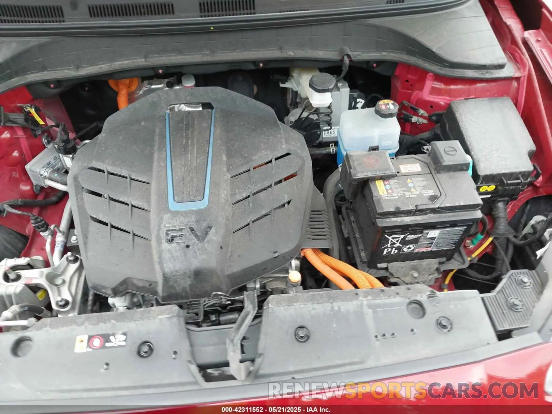 10 fotografías del automóvil dañado KM8K23AG4PU187757 HYUNDAI KONA ELECTRIC 2023