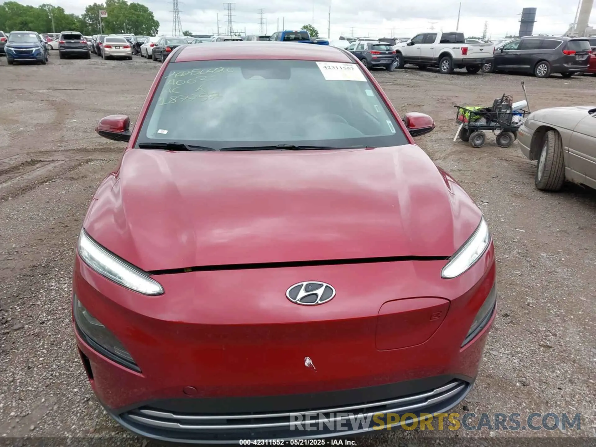 12 fotografías del automóvil dañado KM8K23AG4PU187757 HYUNDAI KONA ELECTRIC 2023