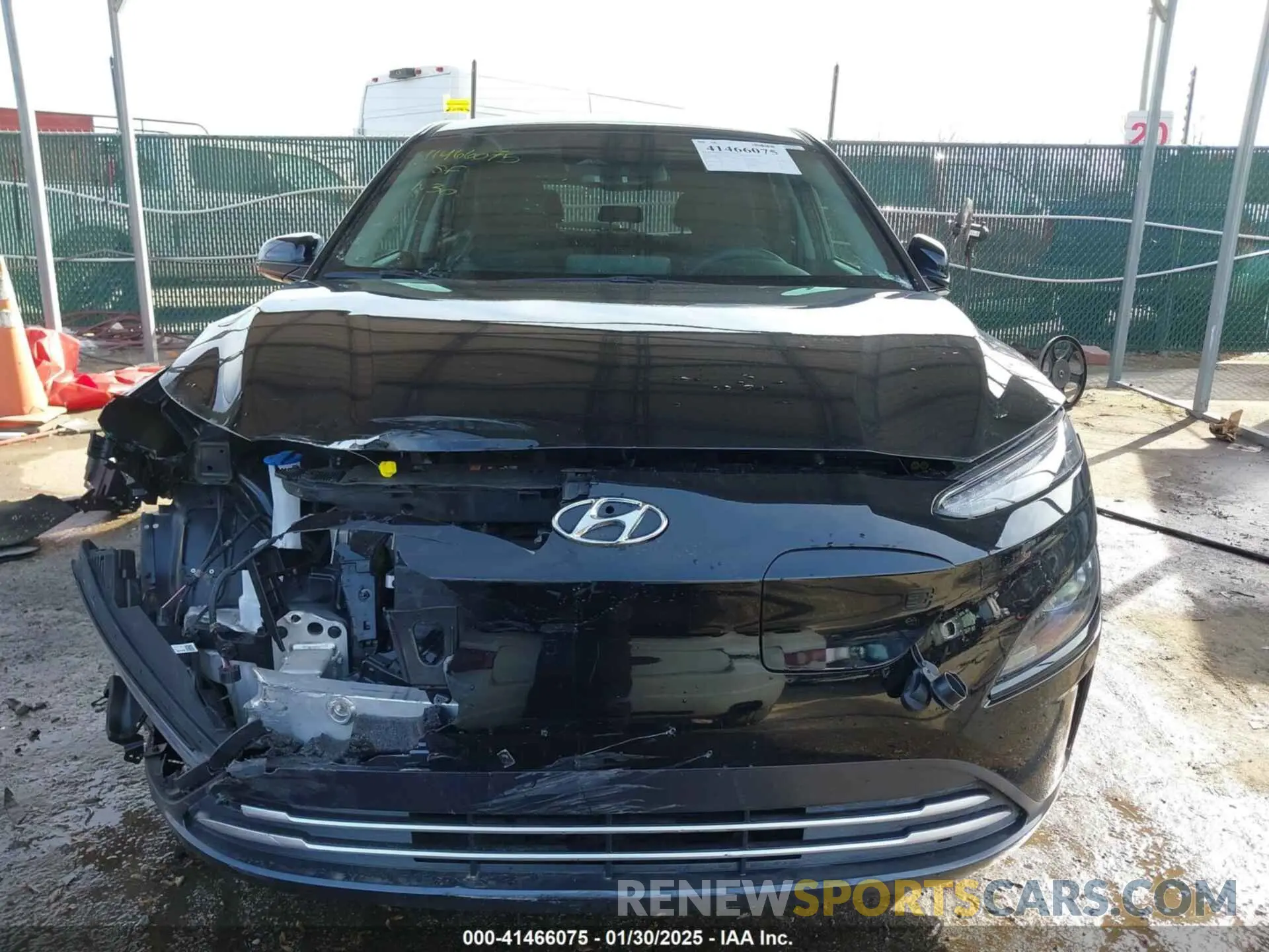 13 fotografías del automóvil dañado KM8K23AG6PU191048 HYUNDAI KONA ELECTRIC 2023