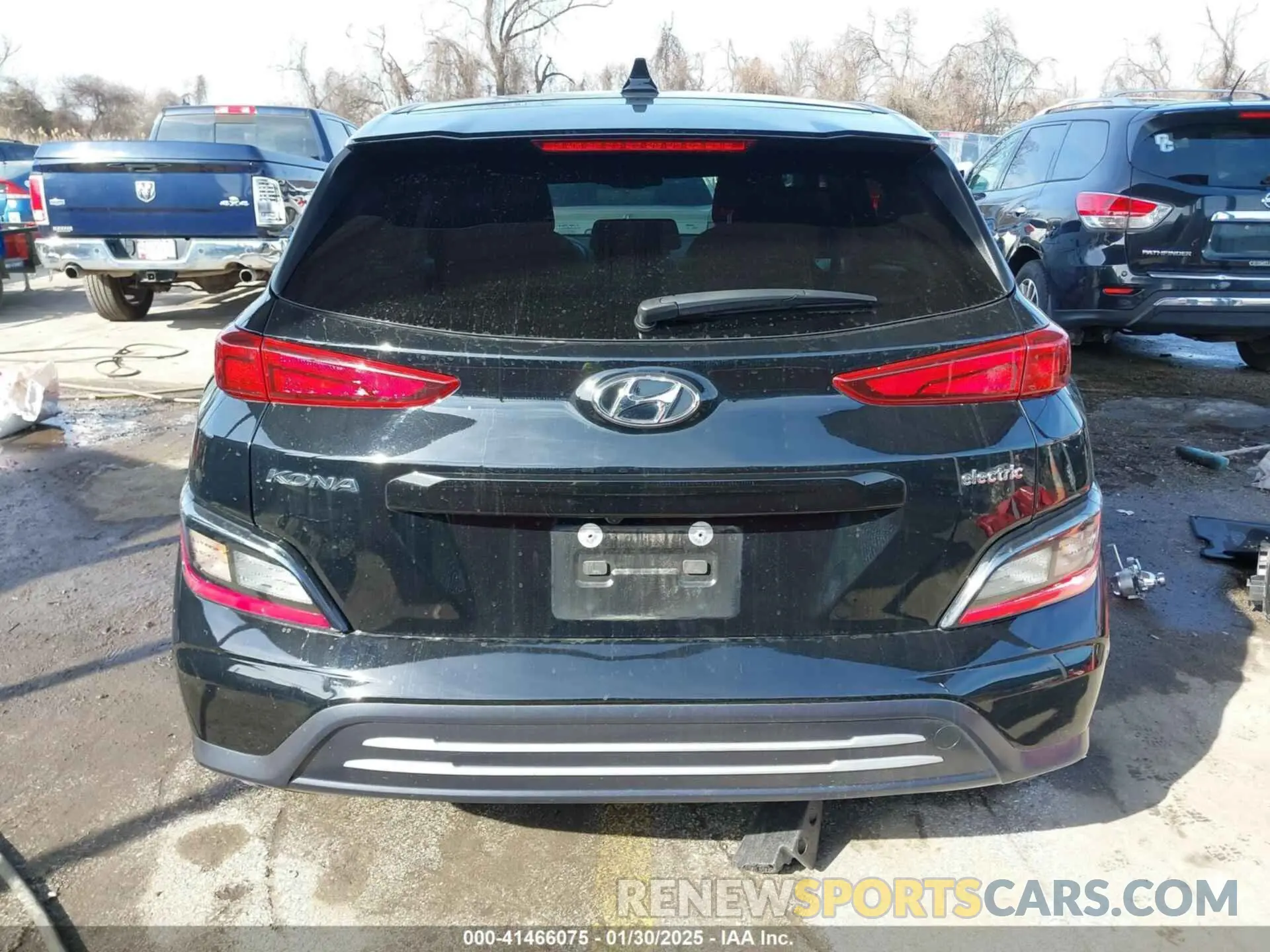 17 fotografías del automóvil dañado KM8K23AG6PU191048 HYUNDAI KONA ELECTRIC 2023
