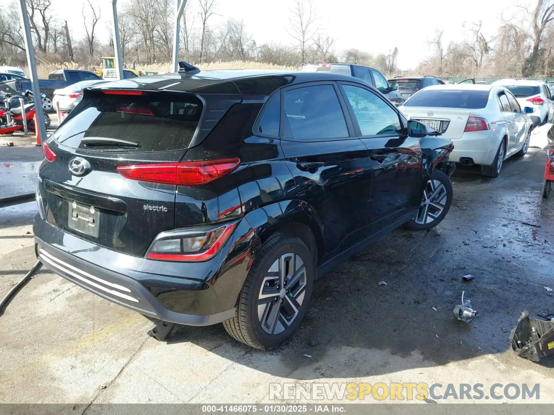 4 fotografías del automóvil dañado KM8K23AG6PU191048 HYUNDAI KONA ELECTRIC 2023