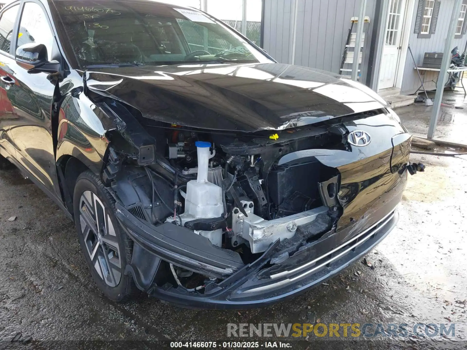 6 fotografías del automóvil dañado KM8K23AG6PU191048 HYUNDAI KONA ELECTRIC 2023