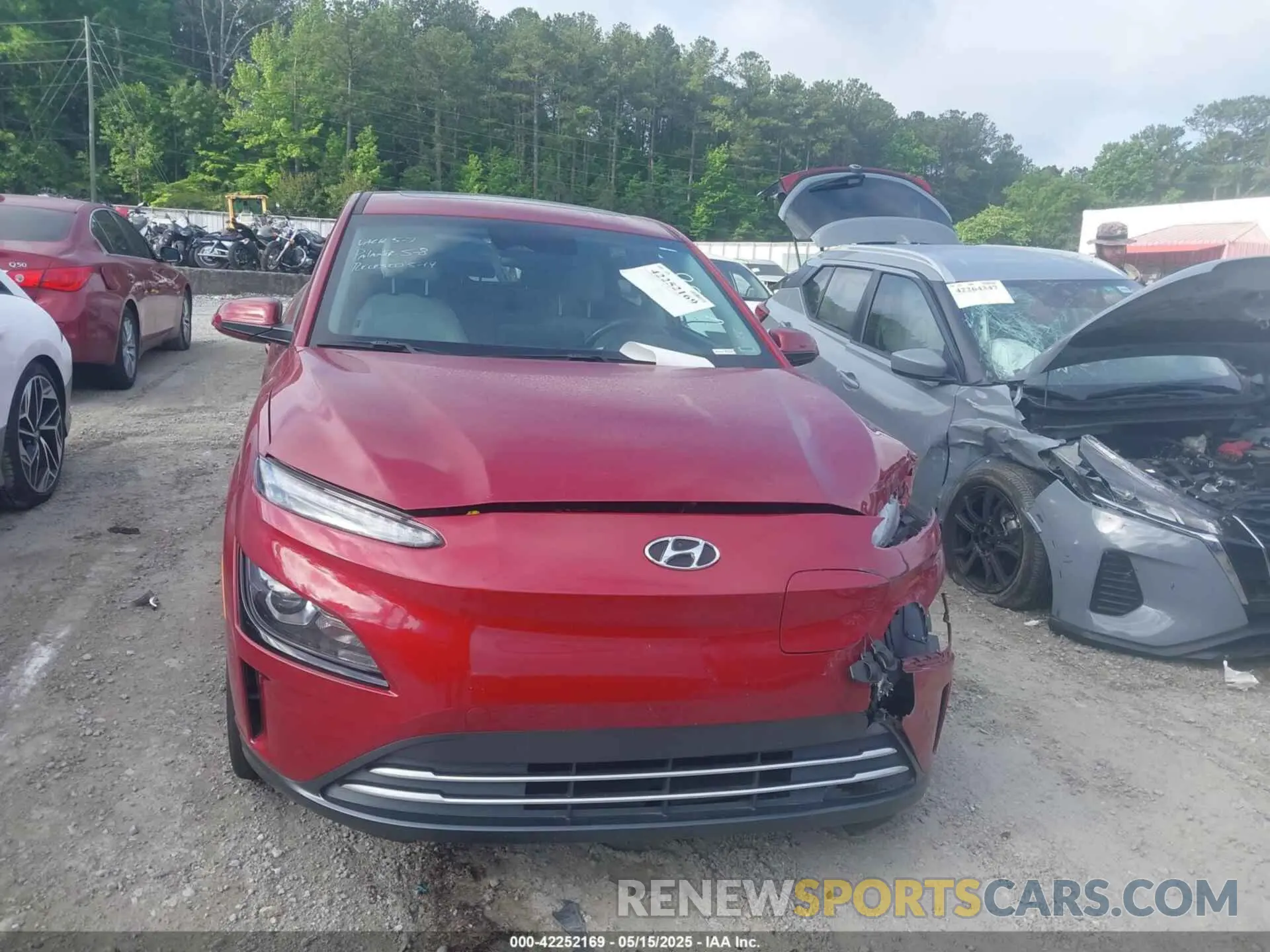 12 fotografías del automóvil dañado KM8K33AG6PU191550 HYUNDAI KONA ELECTRIC 2023