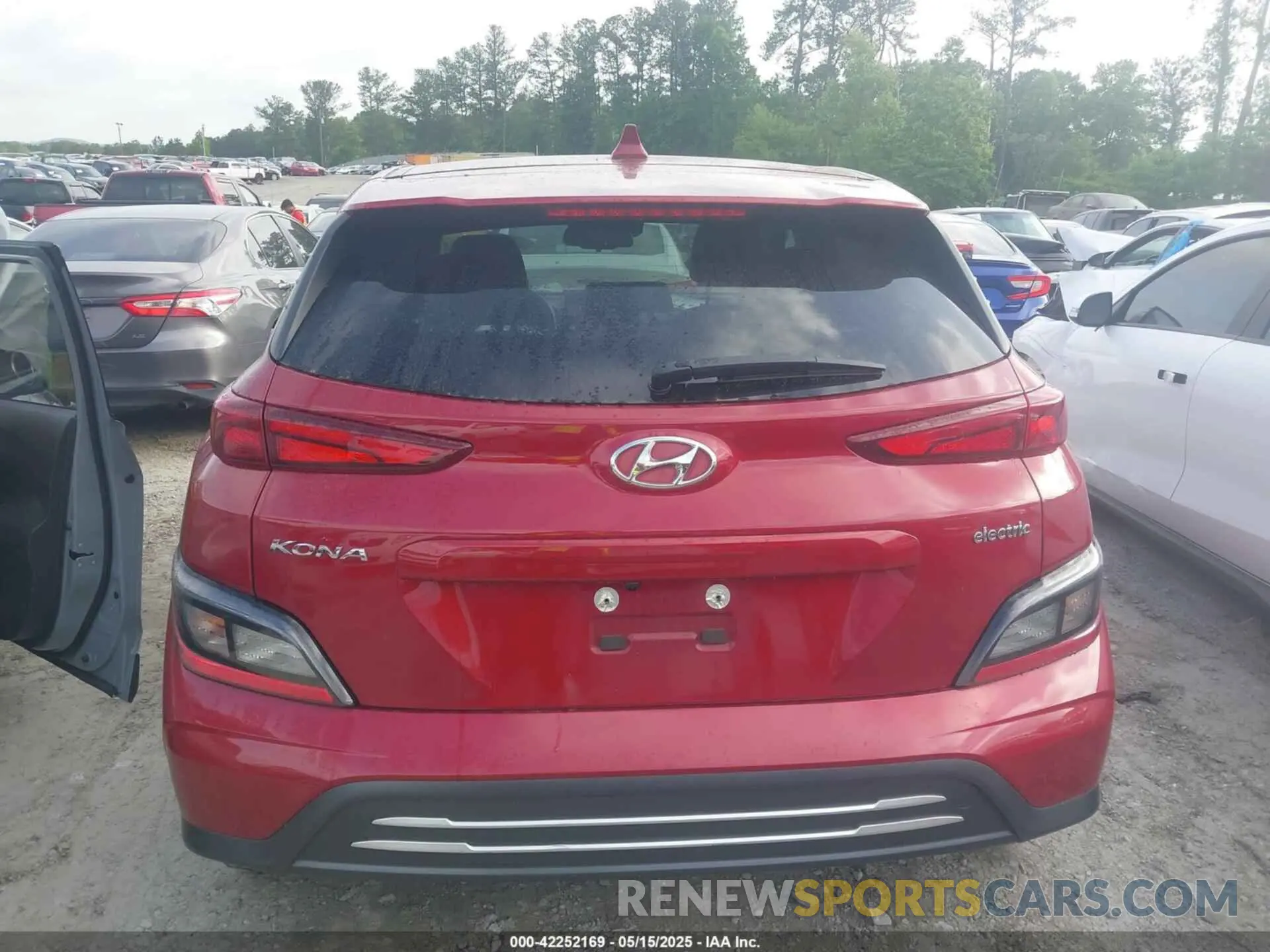 16 fotografías del automóvil dañado KM8K33AG6PU191550 HYUNDAI KONA ELECTRIC 2023