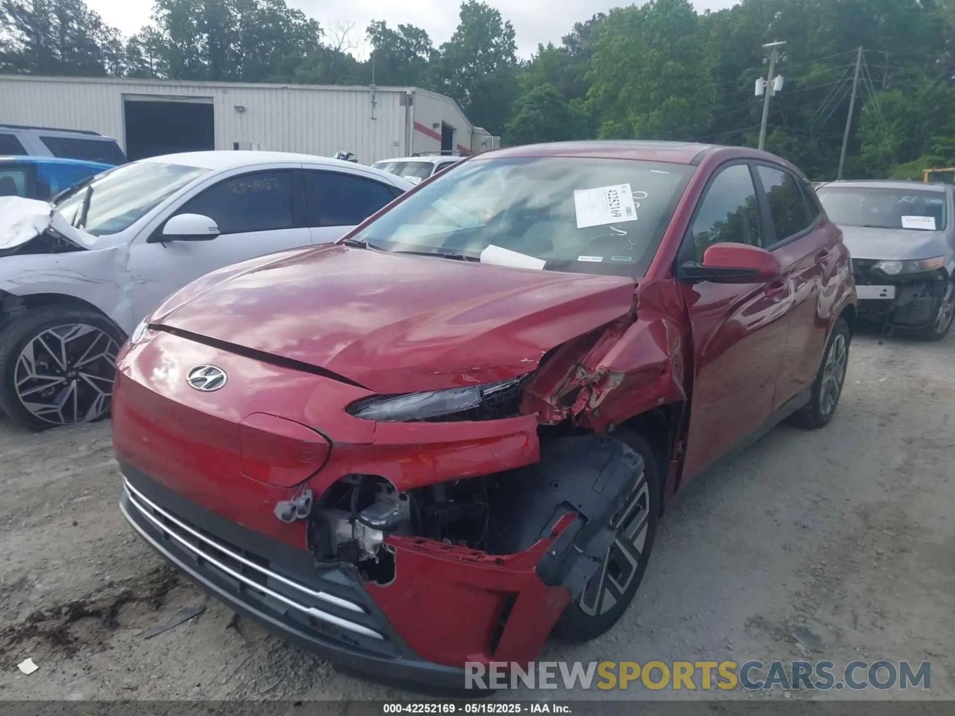 2 fotografías del automóvil dañado KM8K33AG6PU191550 HYUNDAI KONA ELECTRIC 2023