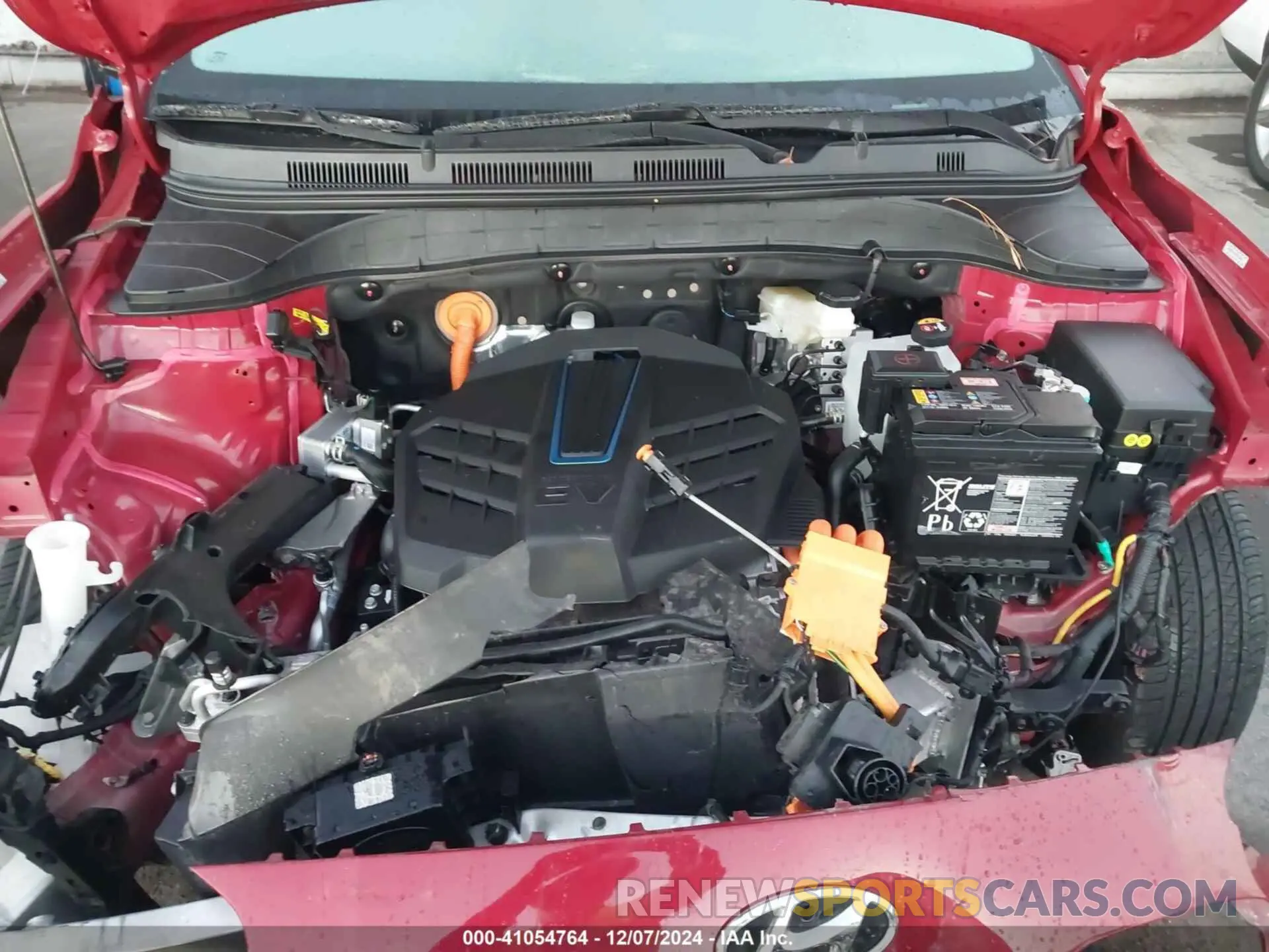 10 fotografías del automóvil dañado KM8K33AGXPU183659 HYUNDAI KONA ELECTRIC 2023
