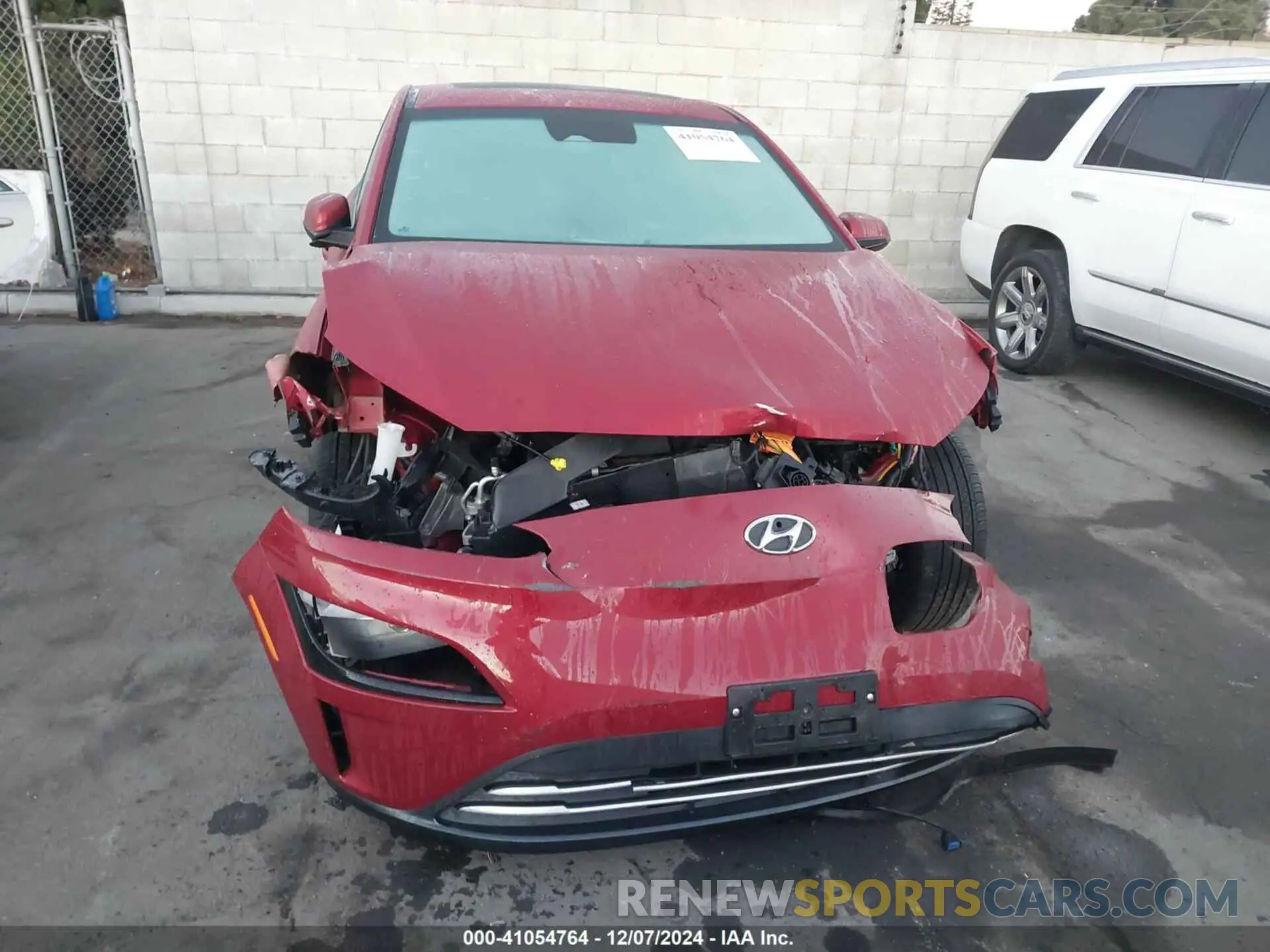 13 fotografías del automóvil dañado KM8K33AGXPU183659 HYUNDAI KONA ELECTRIC 2023