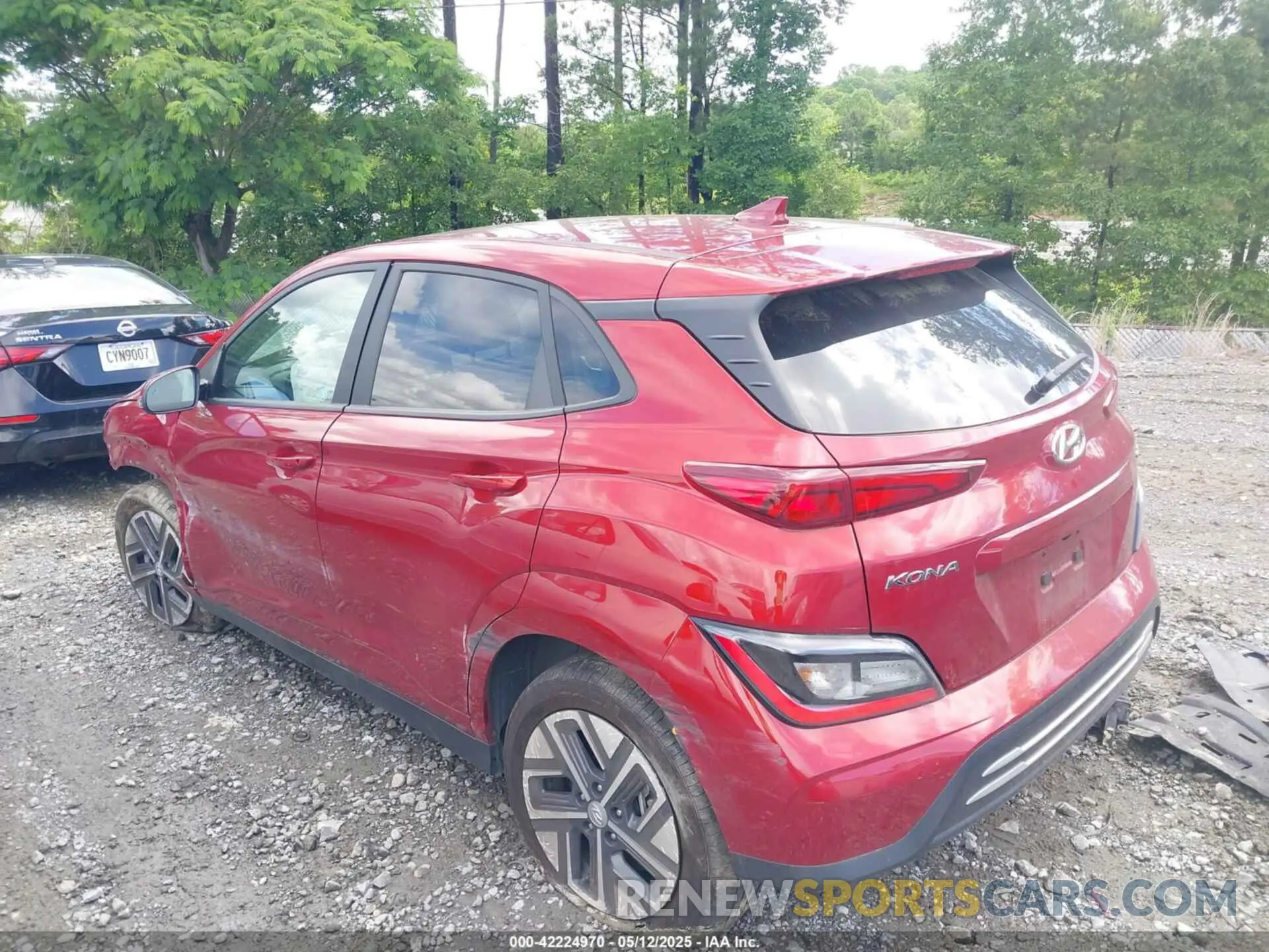 14 fotografías del automóvil dañado KM8K33AGXPU191535 HYUNDAI KONA ELECTRIC 2023