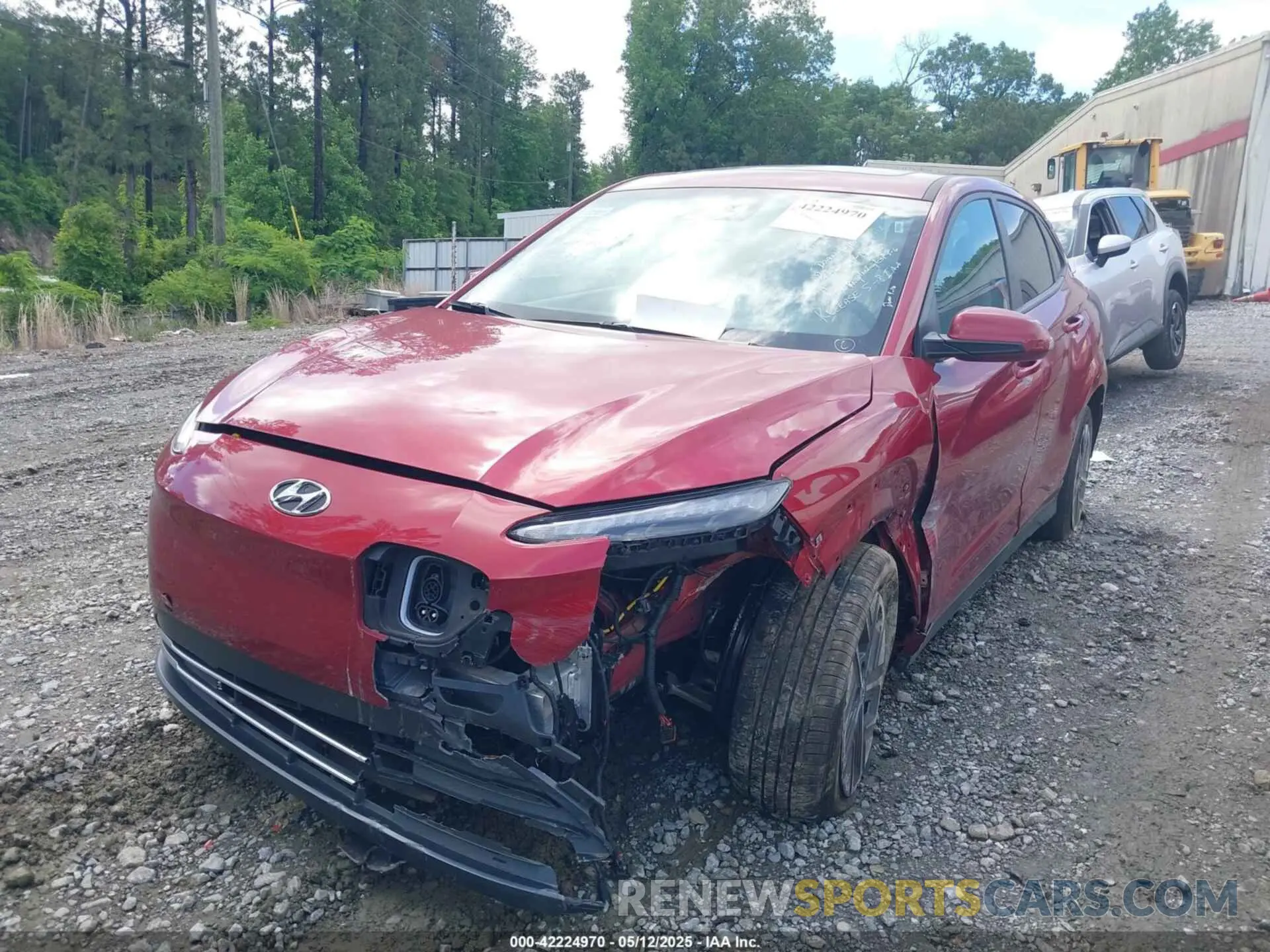 2 fotografías del automóvil dañado KM8K33AGXPU191535 HYUNDAI KONA ELECTRIC 2023