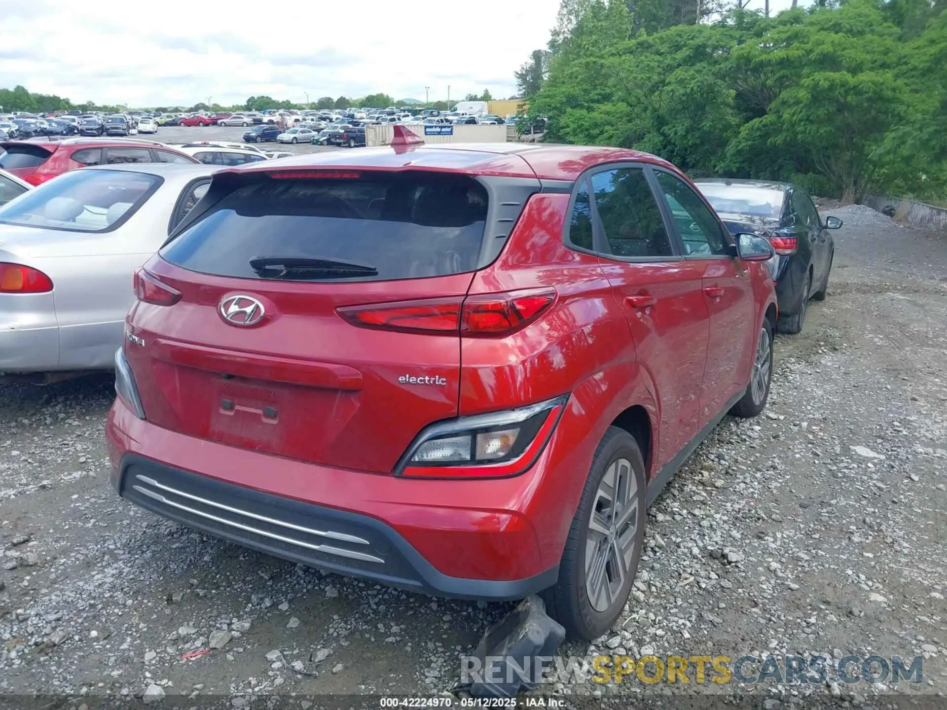 4 fotografías del automóvil dañado KM8K33AGXPU191535 HYUNDAI KONA ELECTRIC 2023