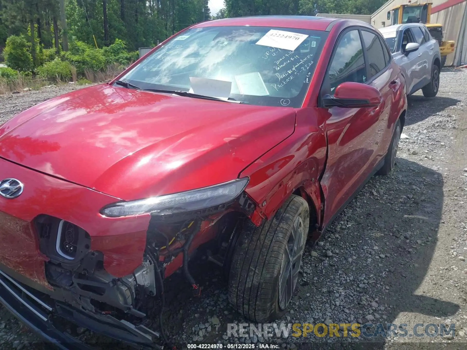 6 fotografías del automóvil dañado KM8K33AGXPU191535 HYUNDAI KONA ELECTRIC 2023