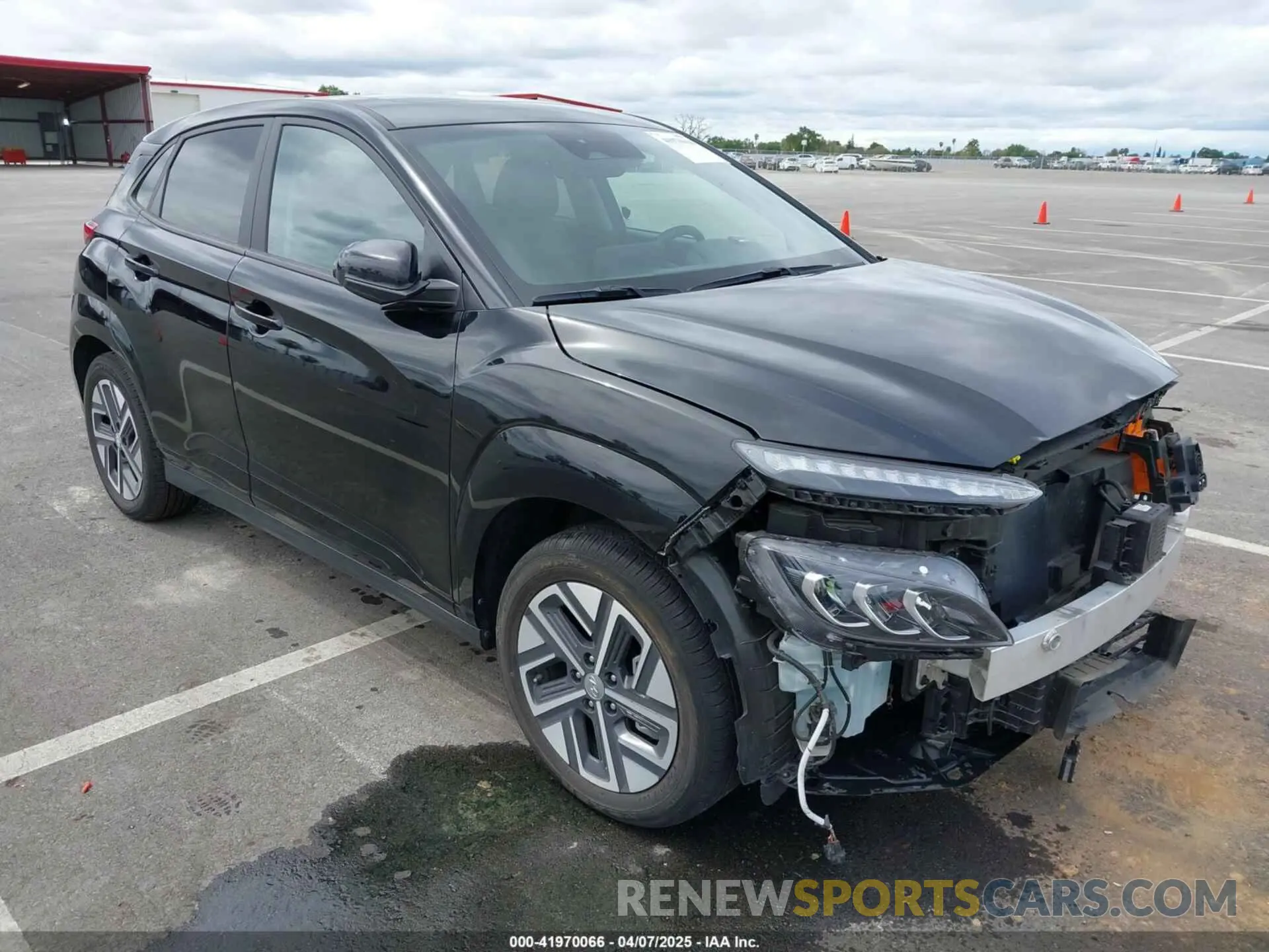 1 fotografías del automóvil dañado KM8K53AGXPU170730 HYUNDAI KONA ELECTRIC 2023
