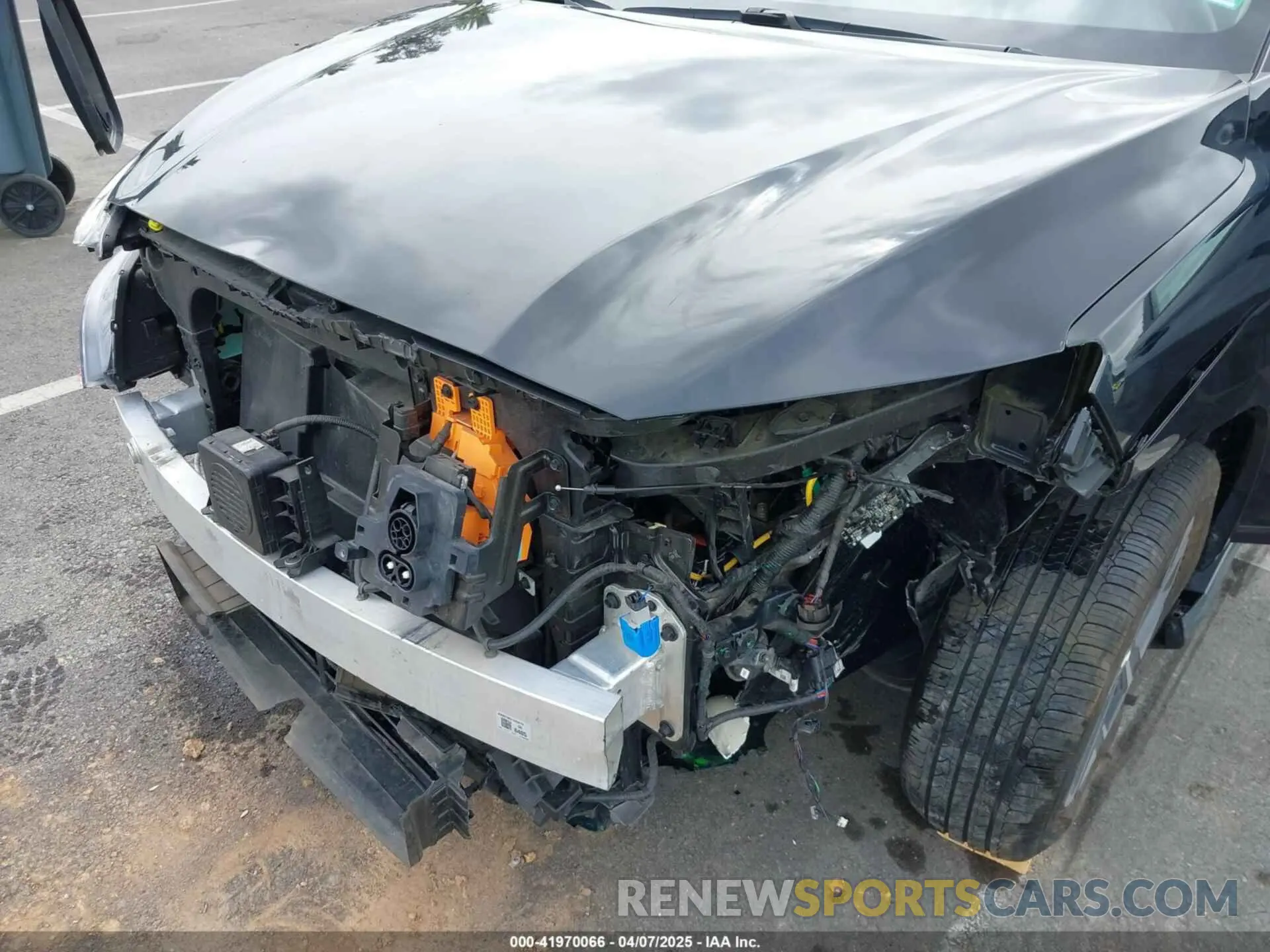 6 fotografías del automóvil dañado KM8K53AGXPU170730 HYUNDAI KONA ELECTRIC 2023