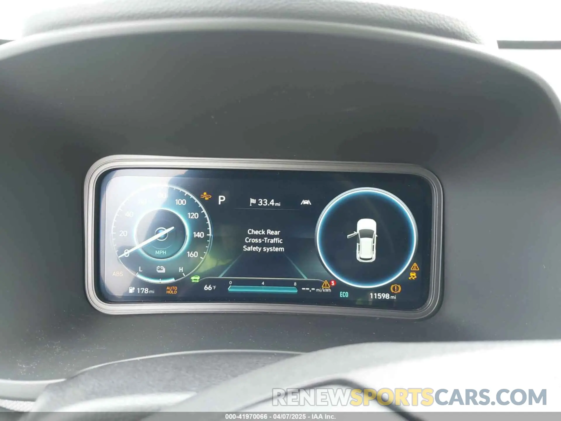 7 fotografías del automóvil dañado KM8K53AGXPU170730 HYUNDAI KONA ELECTRIC 2023
