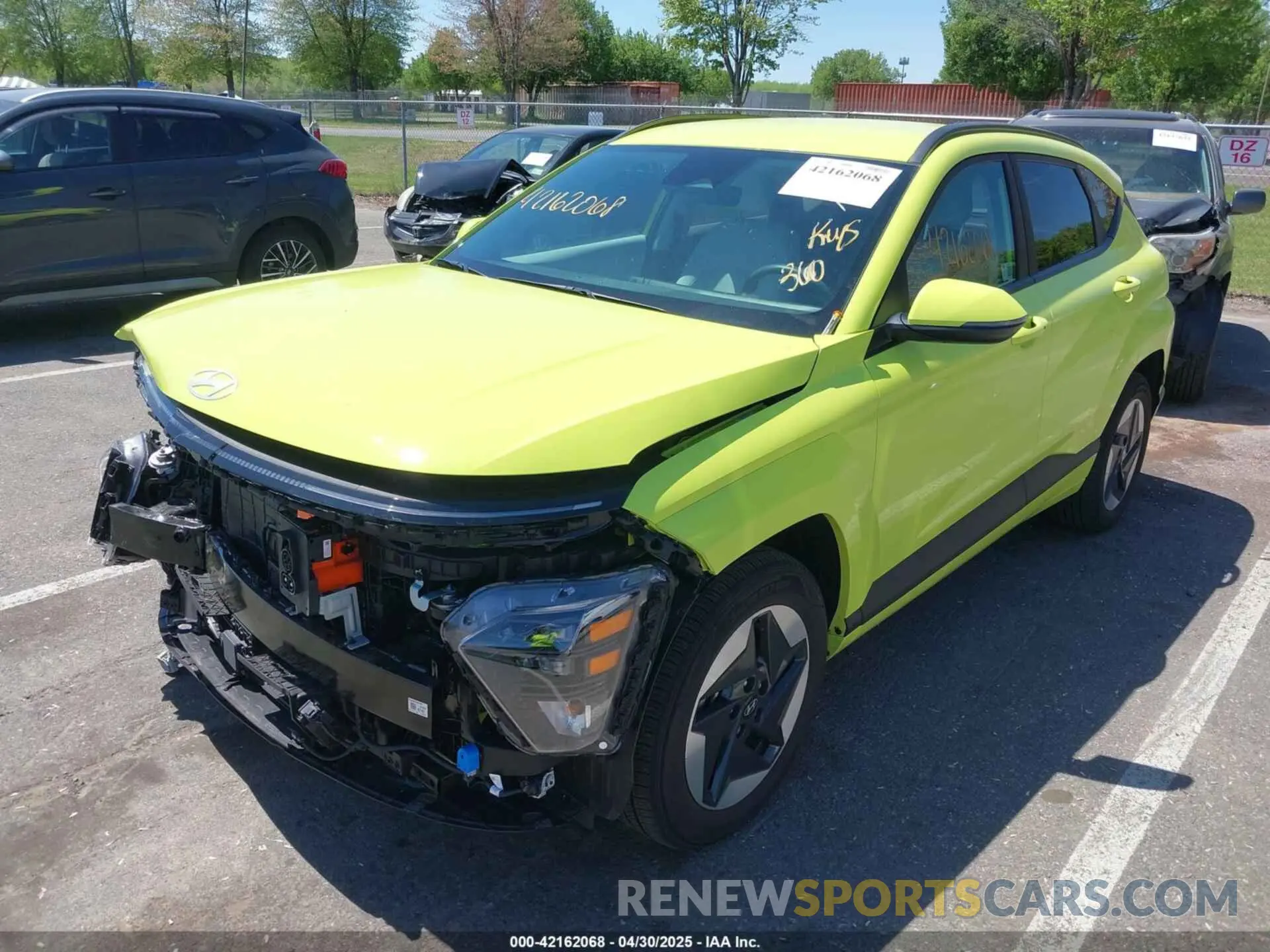 2 fotografías del automóvil dañado KM8HC3A62RU007368 HYUNDAI KONA ELECTRIC 2024