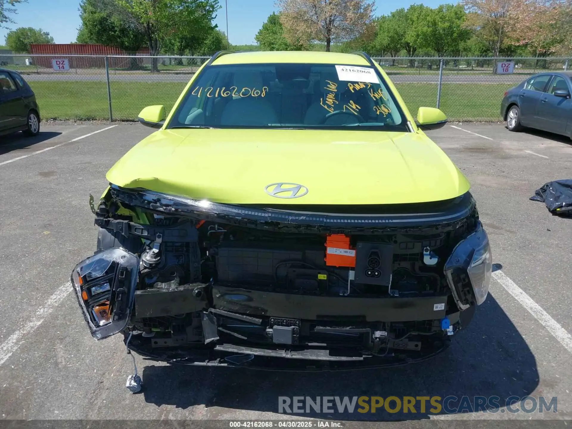 6 fotografías del automóvil dañado KM8HC3A62RU007368 HYUNDAI KONA ELECTRIC 2024