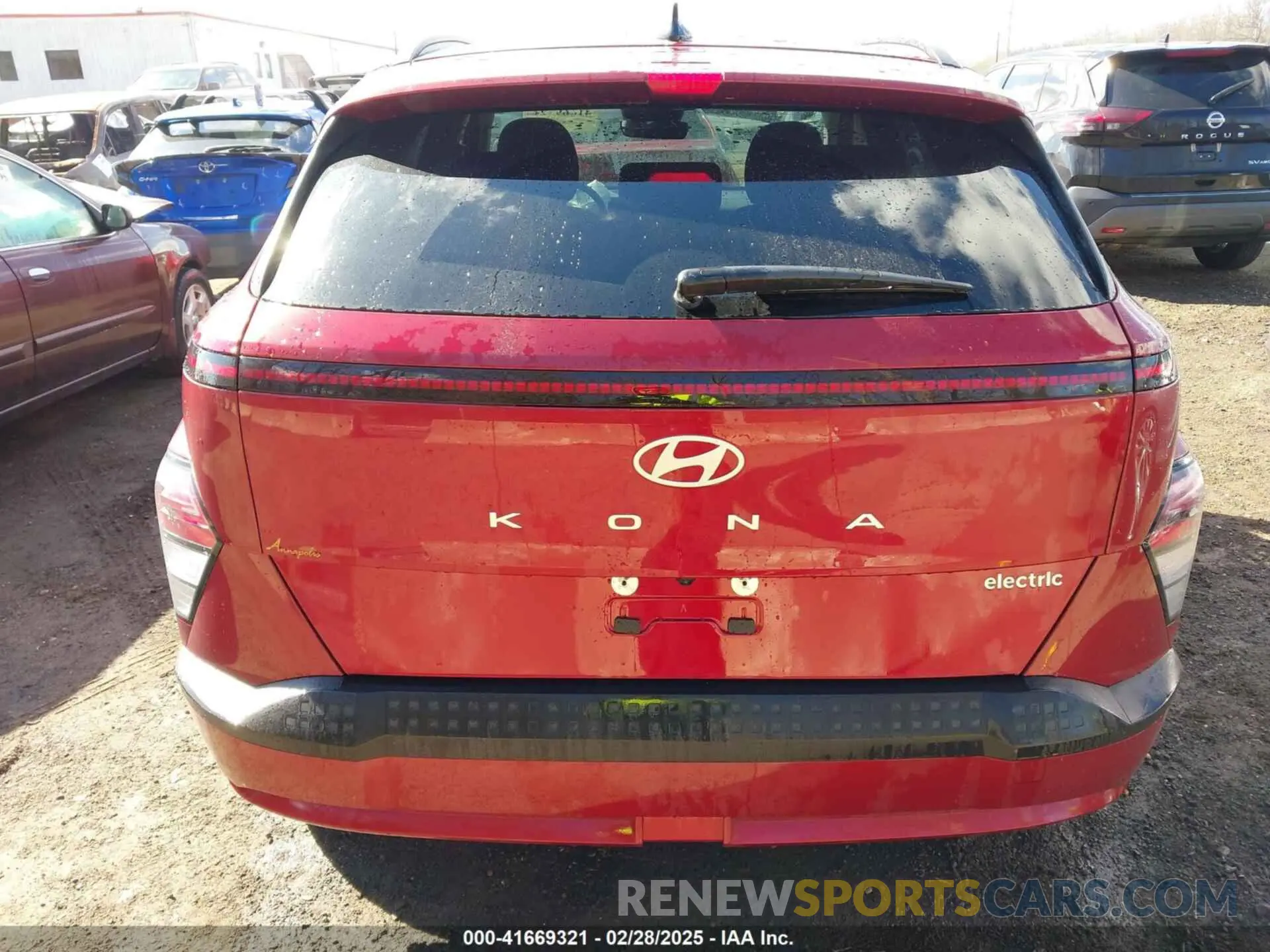 16 fotografías del automóvil dañado KM8HC3A63SU018238 HYUNDAI KONA ELECTRIC 2025
