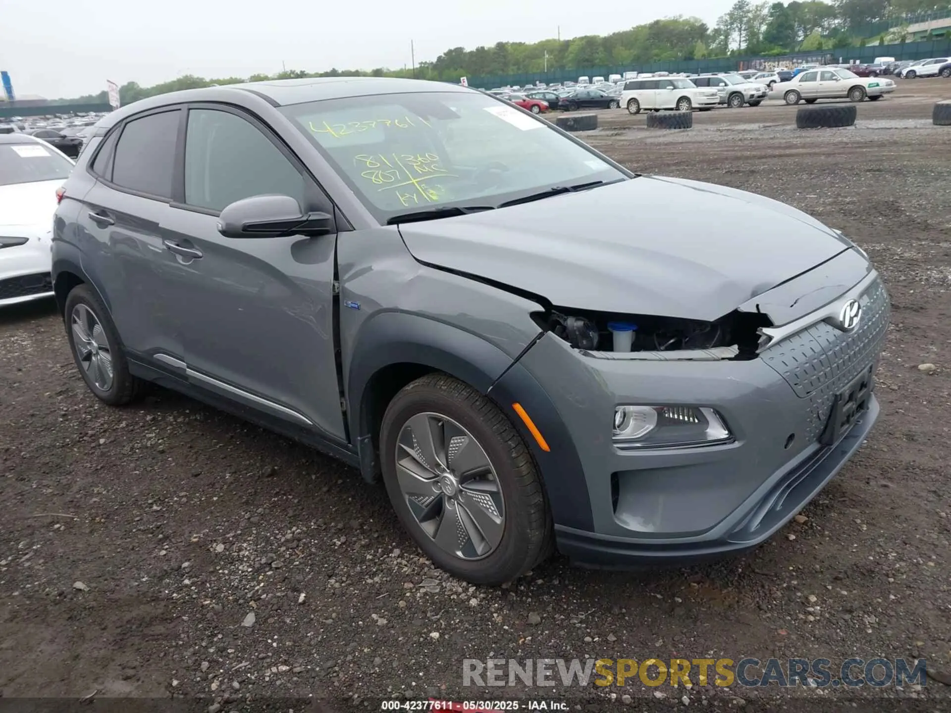 1 fotografías del automóvil dañado KM8K33AG3KU030355 HYUNDAI KONA EV 2019