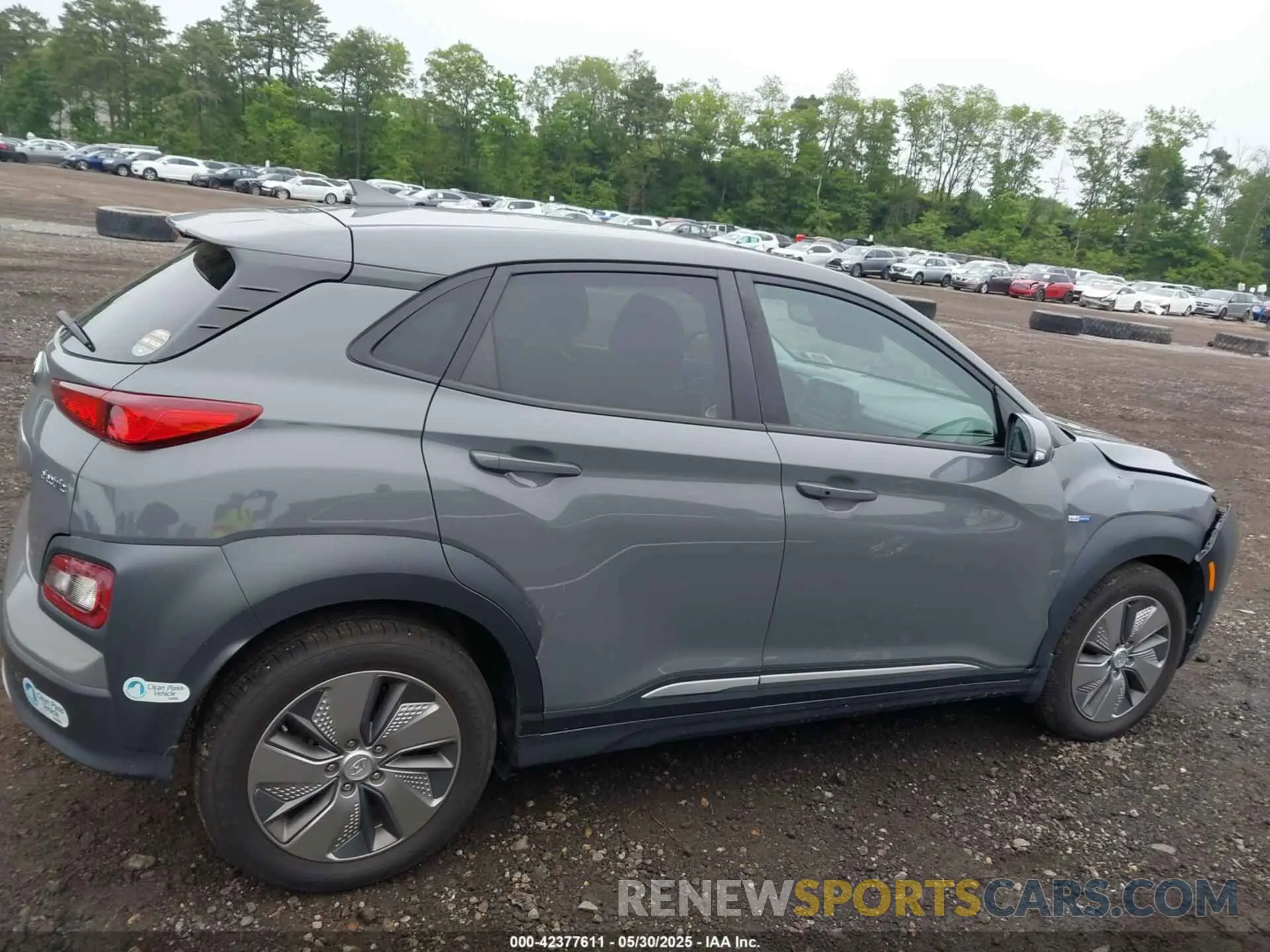 13 fotografías del automóvil dañado KM8K33AG3KU030355 HYUNDAI KONA EV 2019