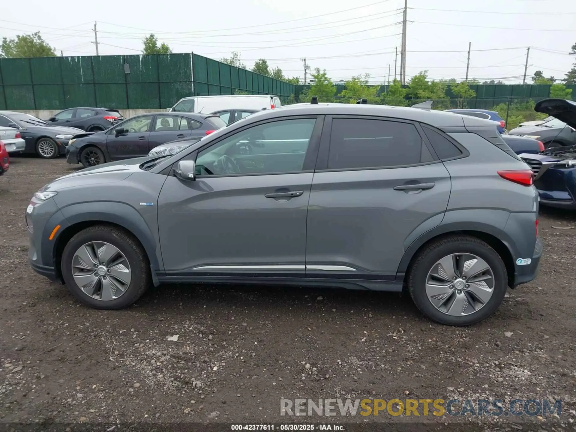 14 fotografías del automóvil dañado KM8K33AG3KU030355 HYUNDAI KONA EV 2019