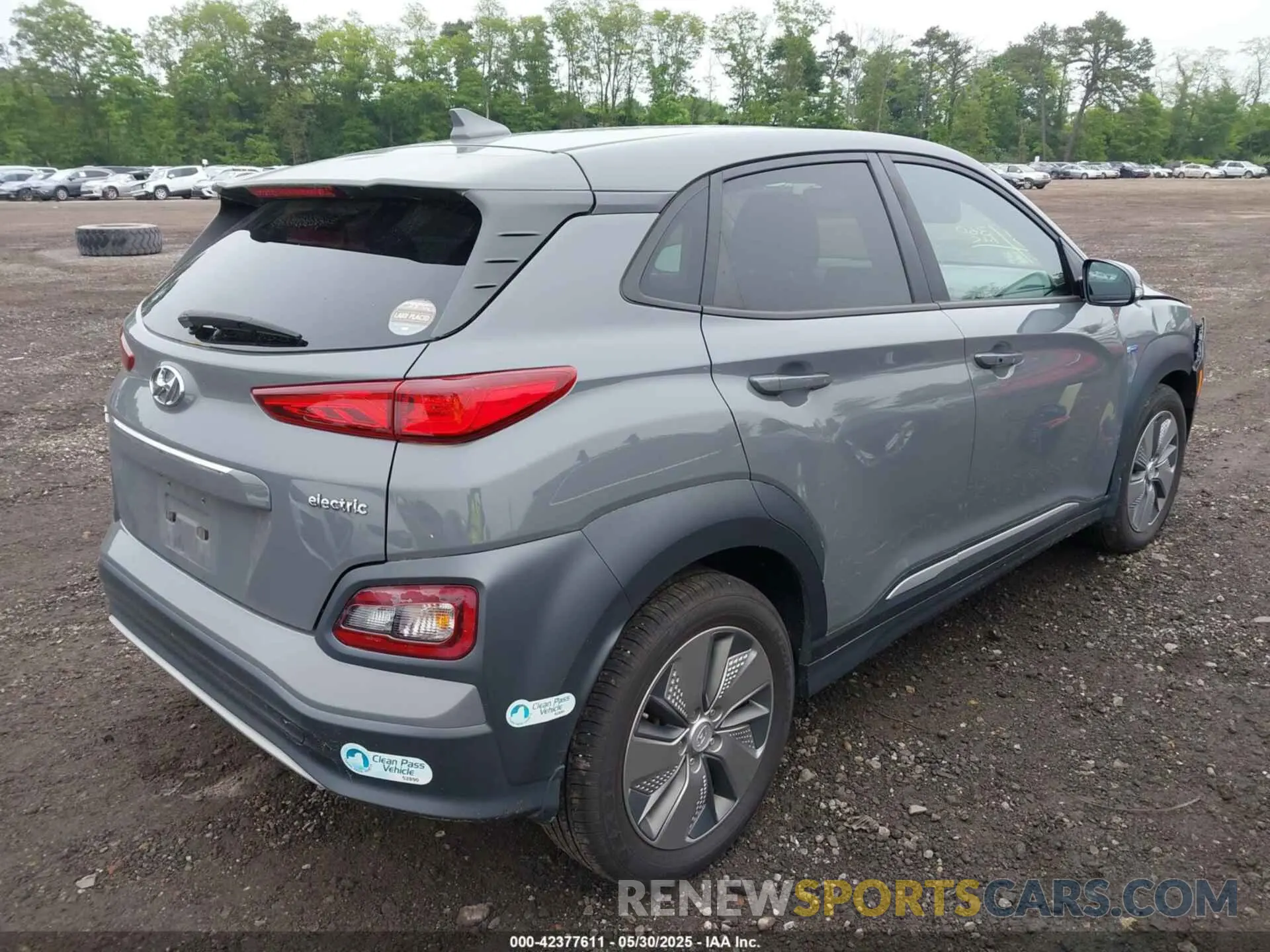 4 fotografías del automóvil dañado KM8K33AG3KU030355 HYUNDAI KONA EV 2019