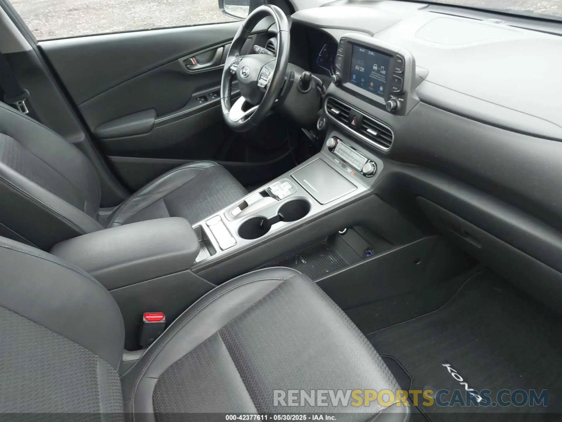 5 fotografías del automóvil dañado KM8K33AG3KU030355 HYUNDAI KONA EV 2019