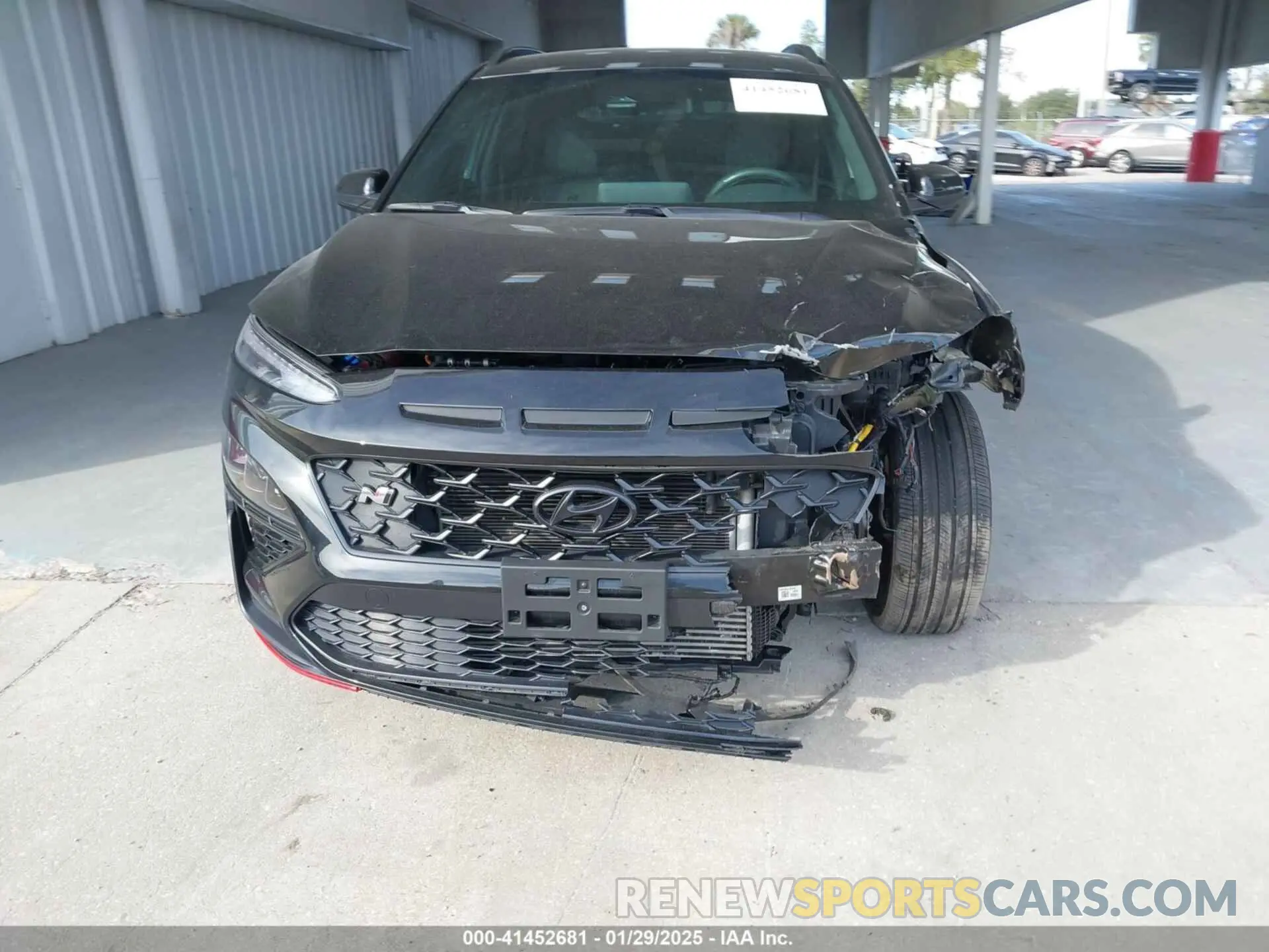13 fotografías del automóvil dañado KM8KH3AC0NU005545 HYUNDAI KONA N 2022