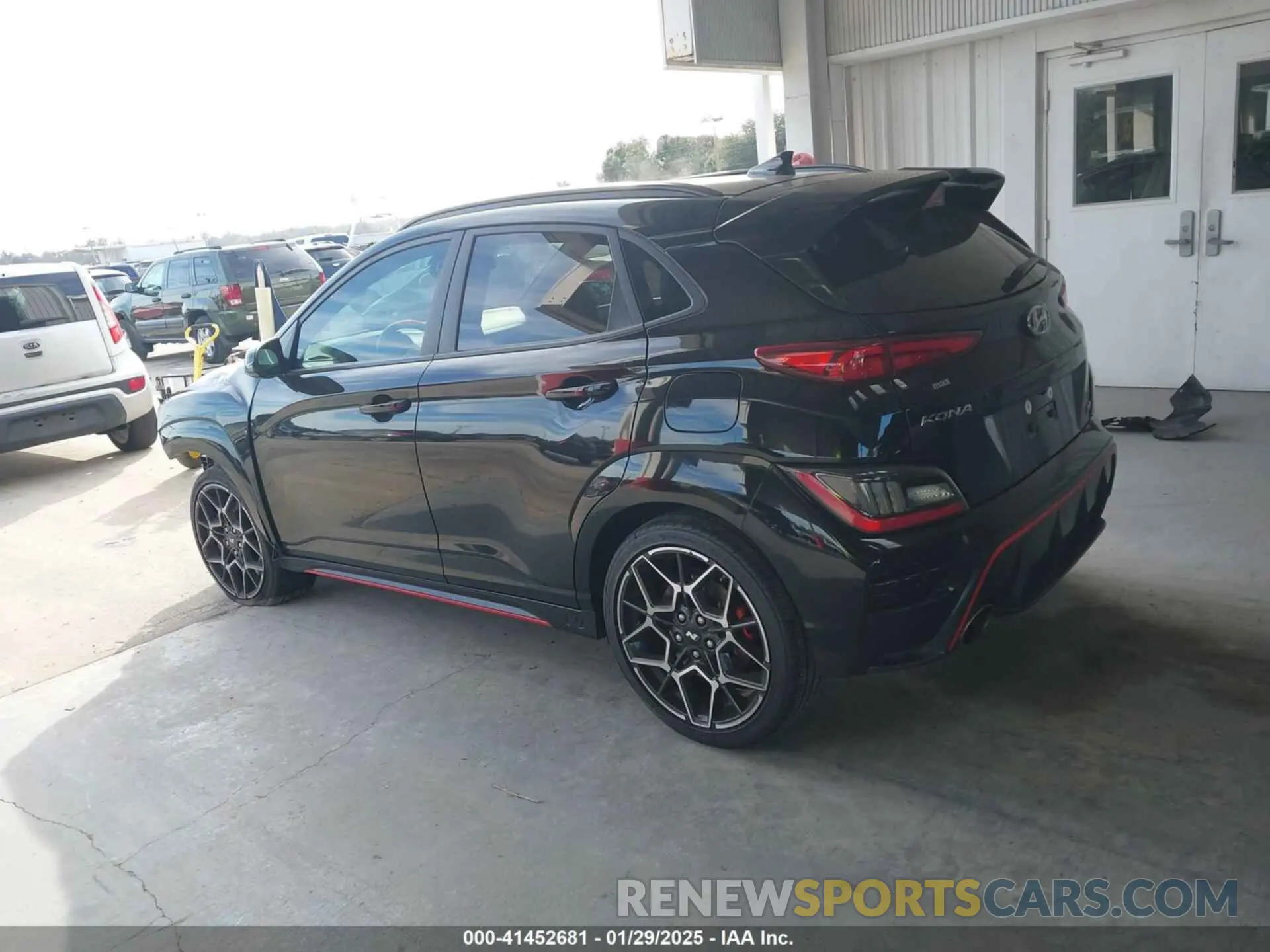 15 fotografías del automóvil dañado KM8KH3AC0NU005545 HYUNDAI KONA N 2022