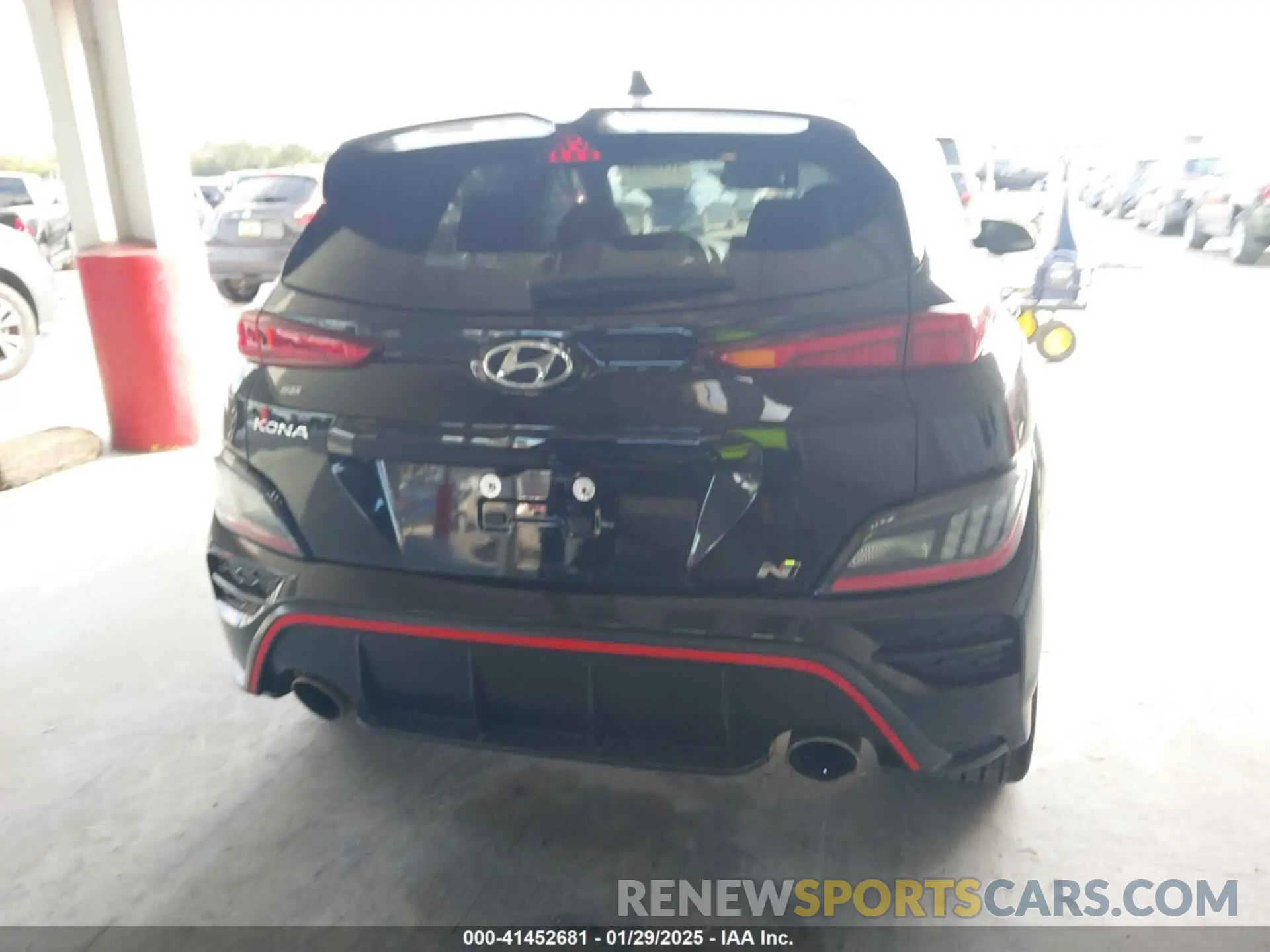 17 fotografías del automóvil dañado KM8KH3AC0NU005545 HYUNDAI KONA N 2022