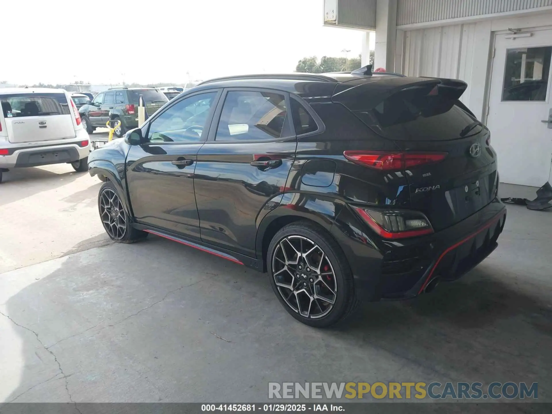 3 fotografías del automóvil dañado KM8KH3AC0NU005545 HYUNDAI KONA N 2022