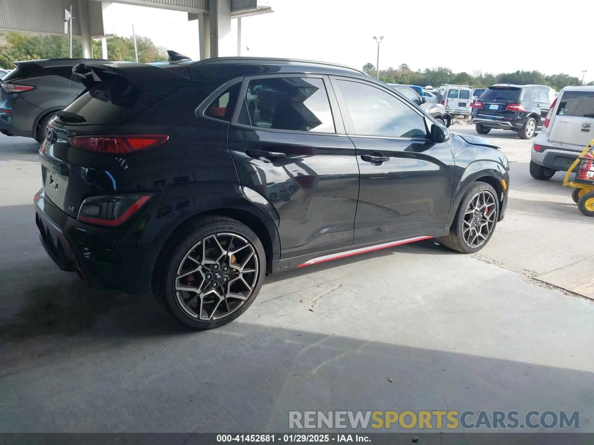 4 fotografías del automóvil dañado KM8KH3AC0NU005545 HYUNDAI KONA N 2022