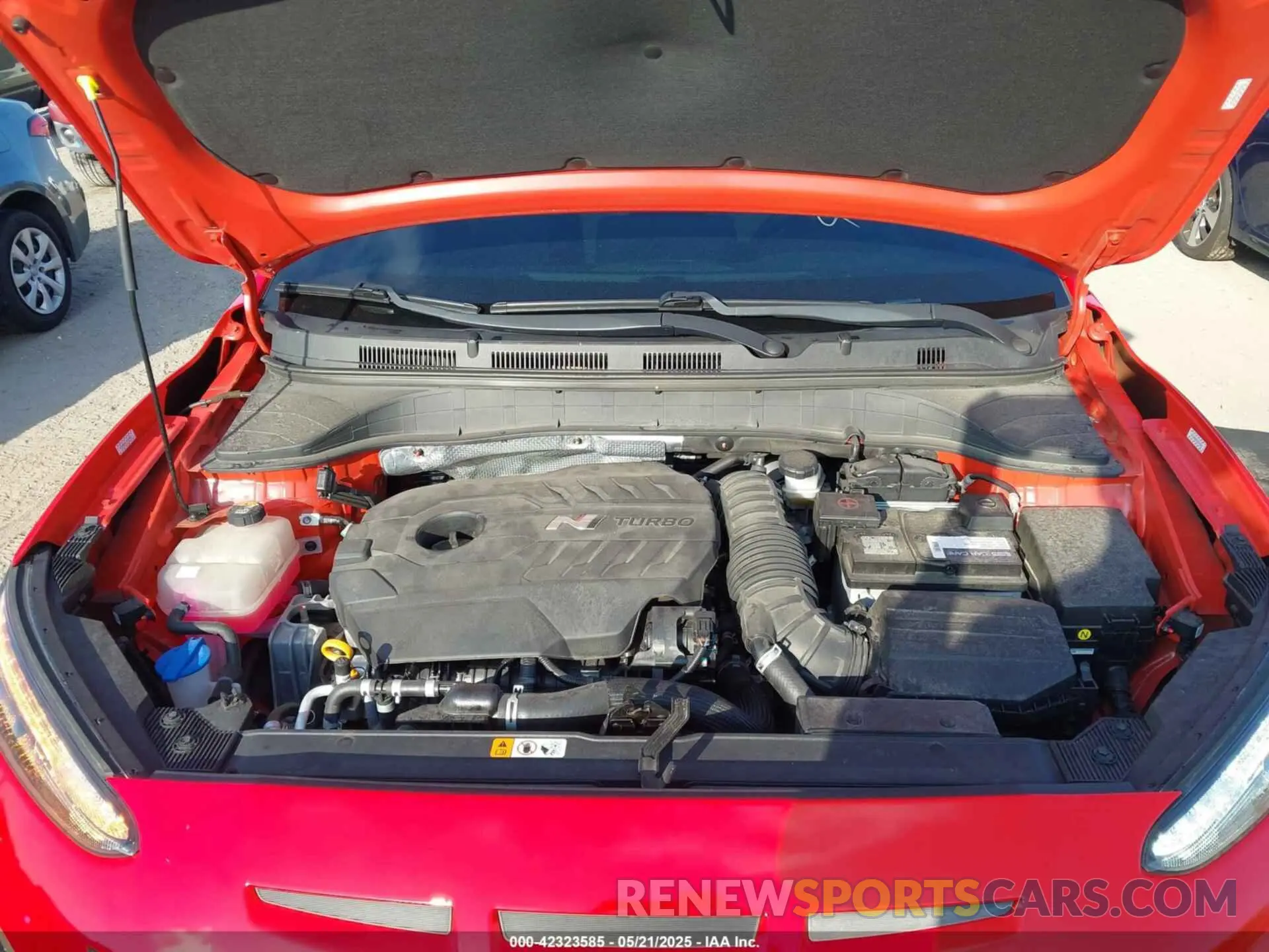 10 fotografías del automóvil dañado KM8KH3AC1NU004310 HYUNDAI KONA N 2022