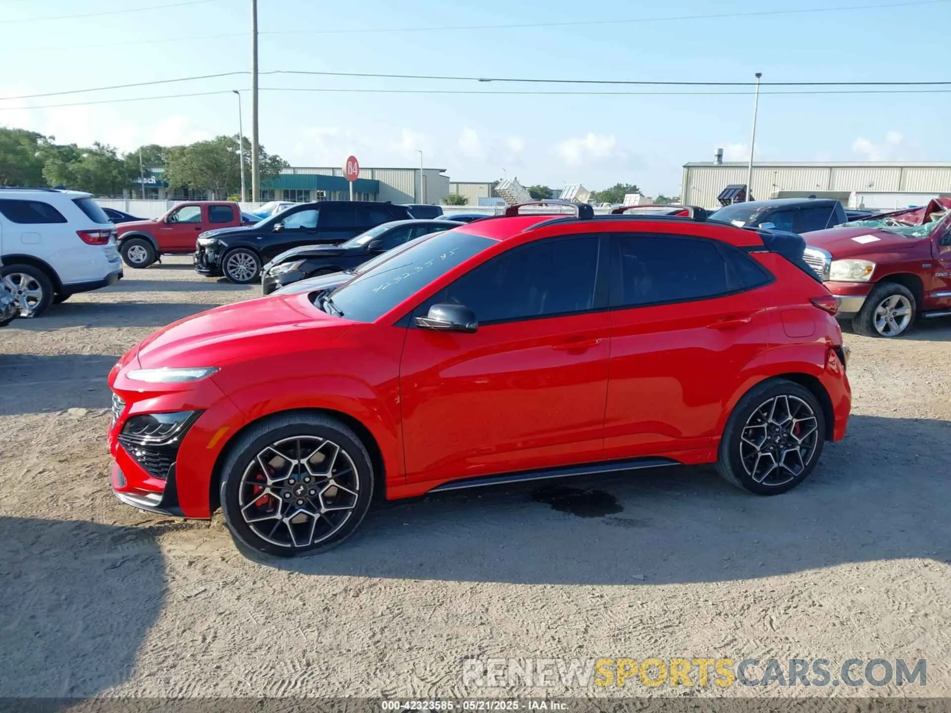 14 fotografías del automóvil dañado KM8KH3AC1NU004310 HYUNDAI KONA N 2022