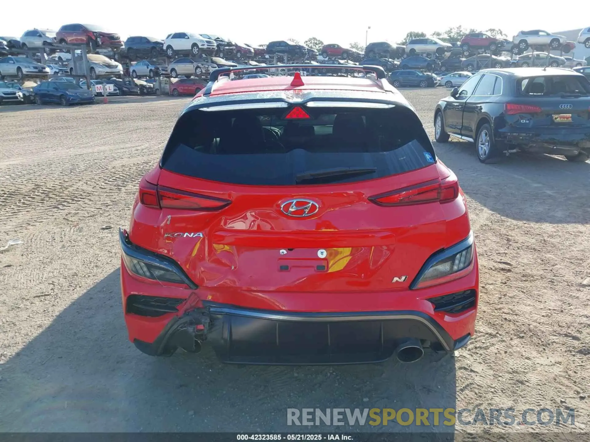 16 fotografías del automóvil dañado KM8KH3AC1NU004310 HYUNDAI KONA N 2022