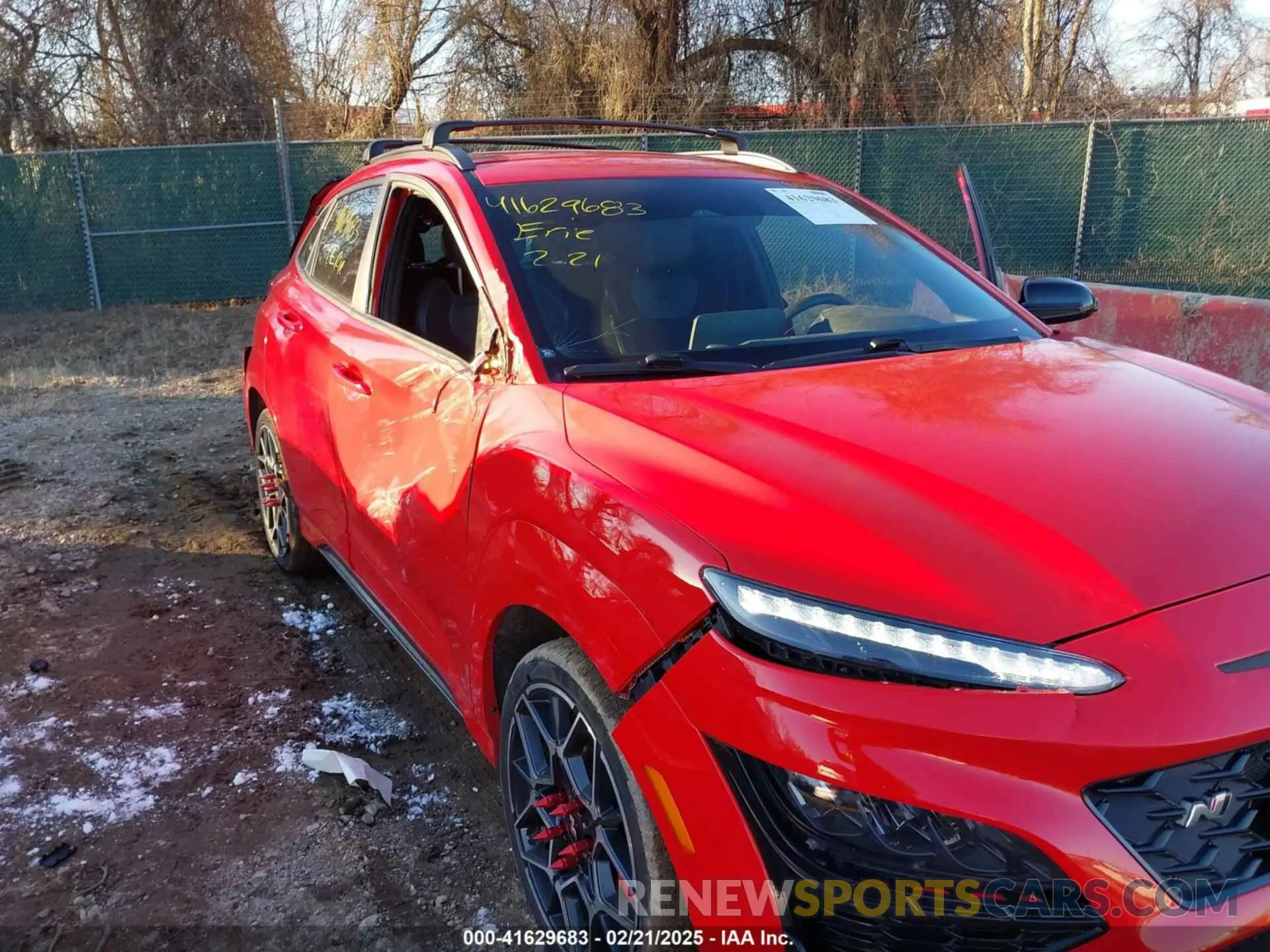 18 fotografías del automóvil dañado KM8KH3ACXPU010173 HYUNDAI KONA N 2023
