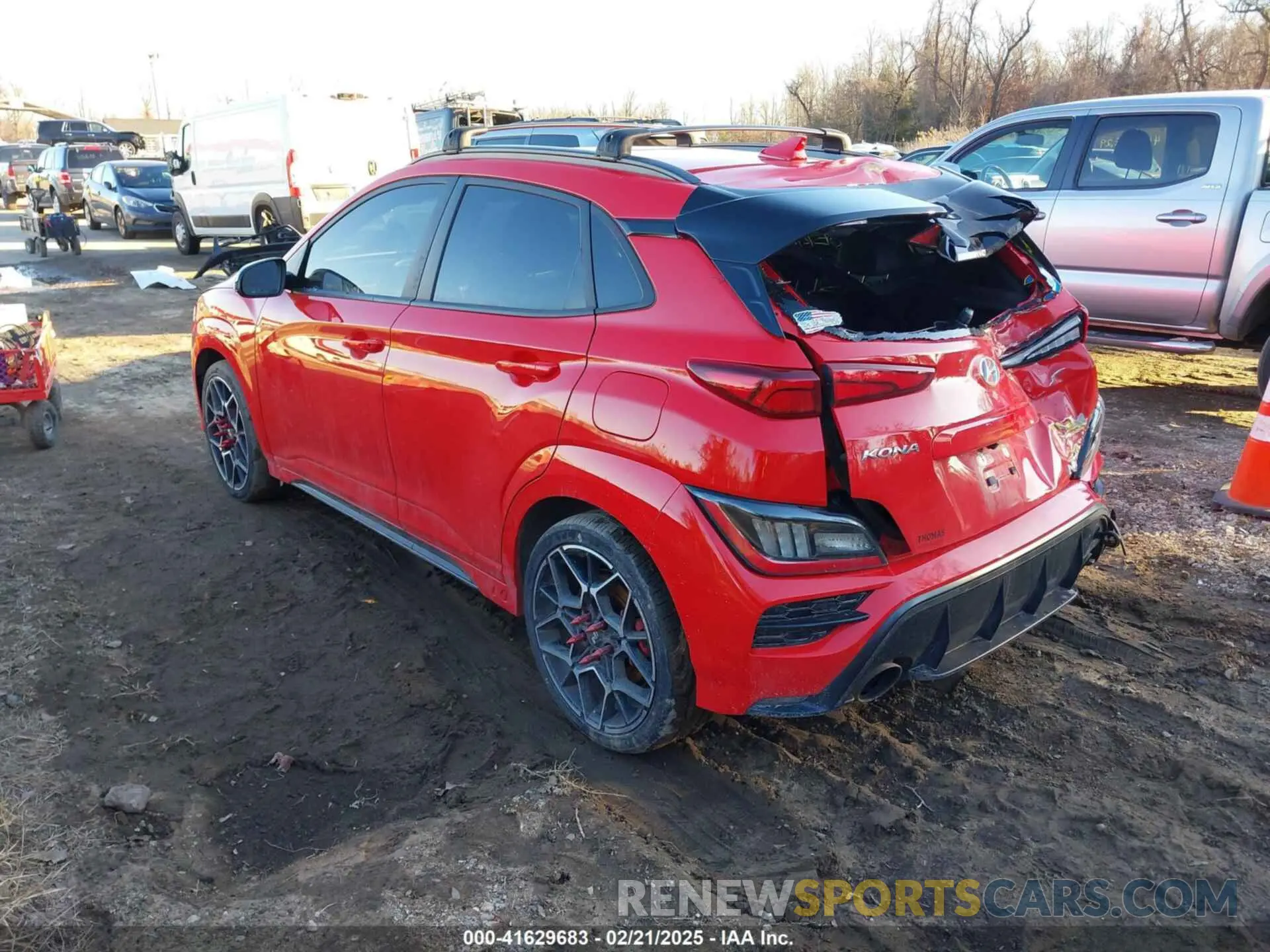 3 fotografías del automóvil dañado KM8KH3ACXPU010173 HYUNDAI KONA N 2023
