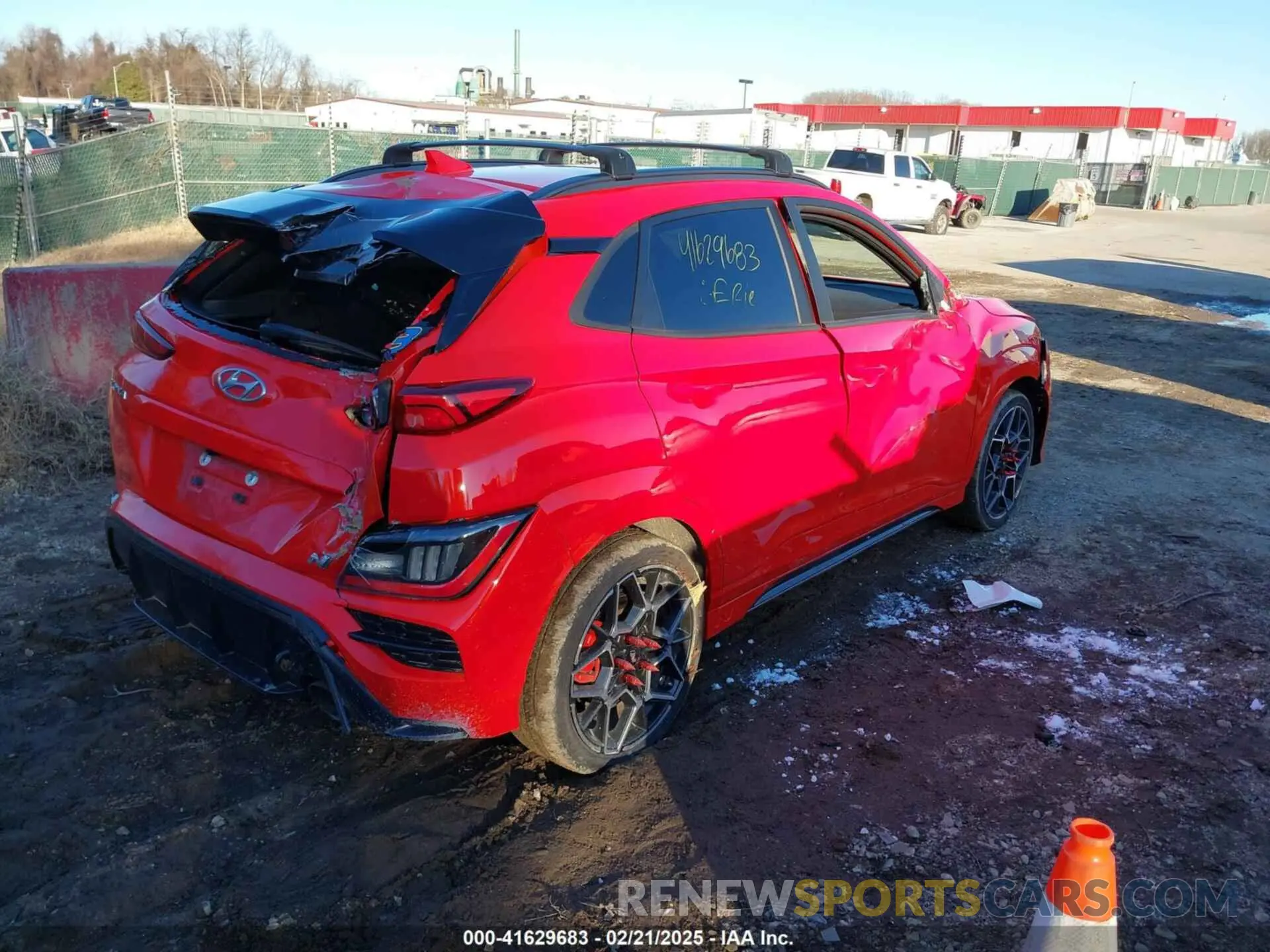 4 fotografías del automóvil dañado KM8KH3ACXPU010173 HYUNDAI KONA N 2023