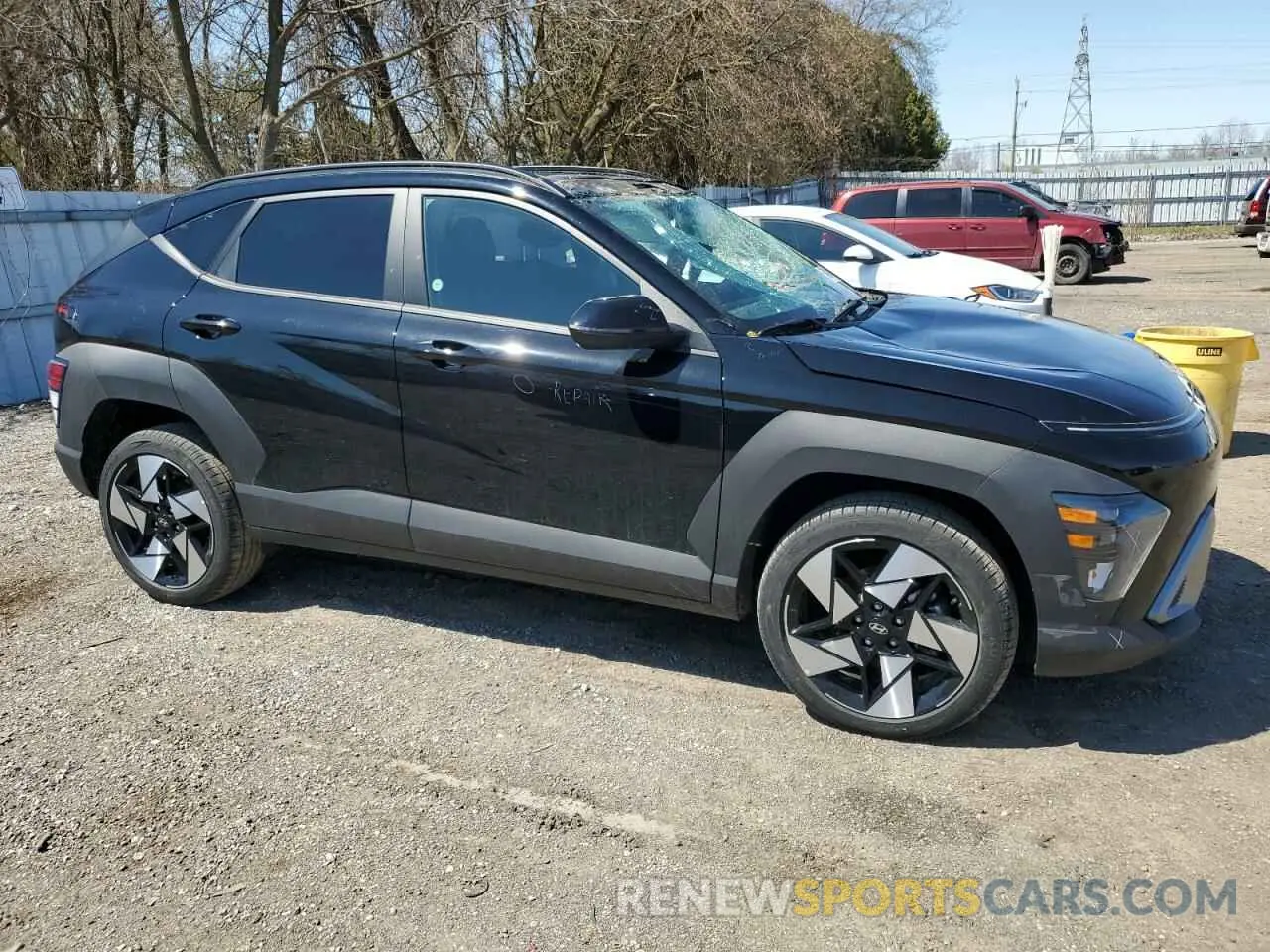 4 fotografías del automóvil dañado KM8HDCA38SU216543 HYUNDAI KONA PREFE 2025