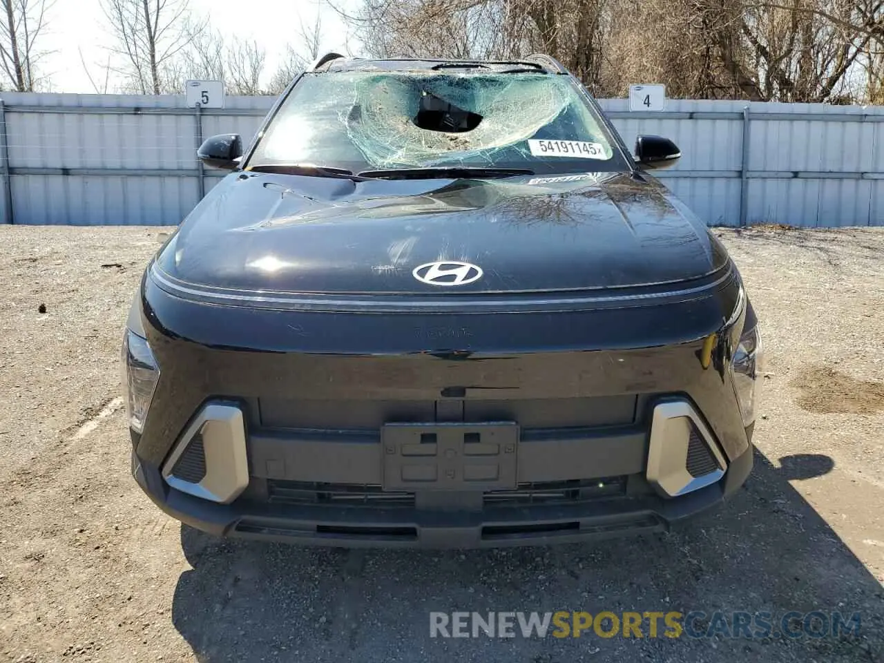 5 fotografías del automóvil dañado KM8HDCA38SU216543 HYUNDAI KONA PREFE 2025