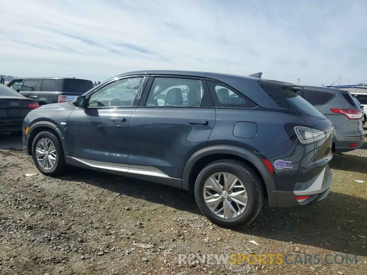 2 fotografías del automóvil dañado KM8J74A64KU000746 HYUNDAI NEXO 2019