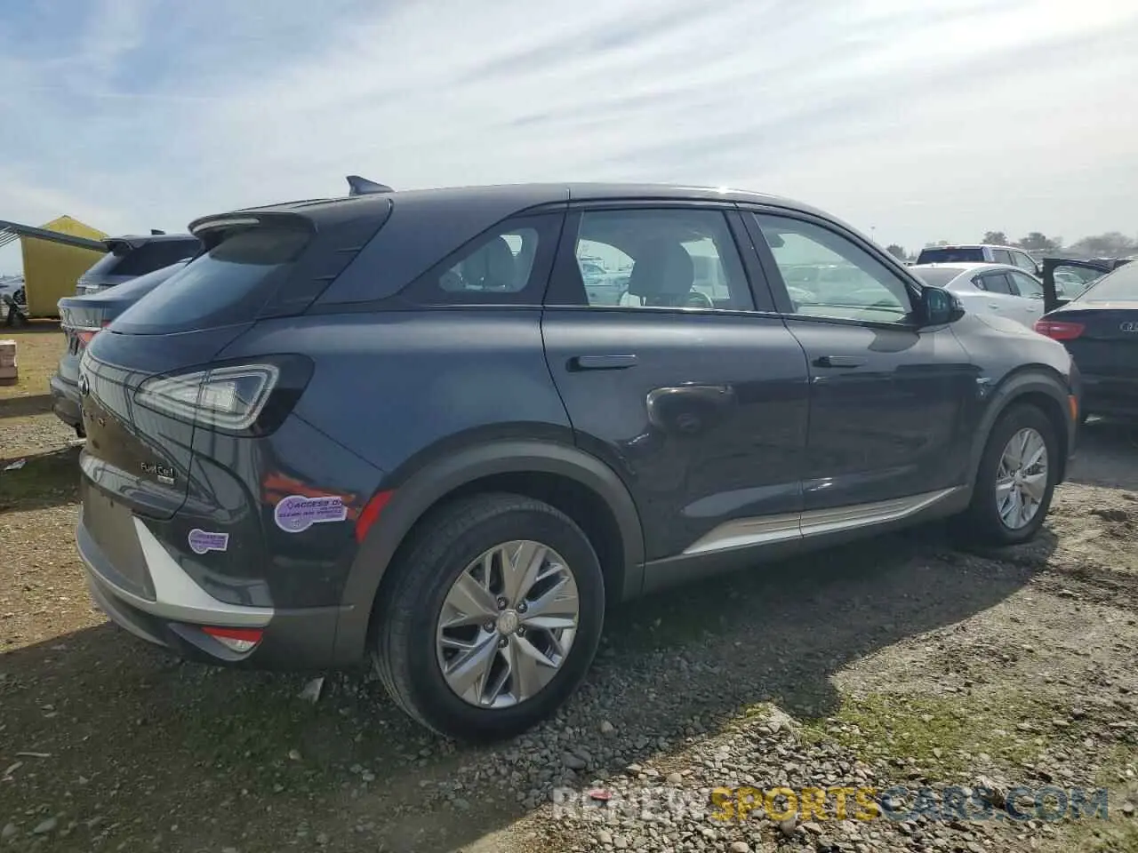 3 fotografías del automóvil dañado KM8J74A64KU000746 HYUNDAI NEXO 2019