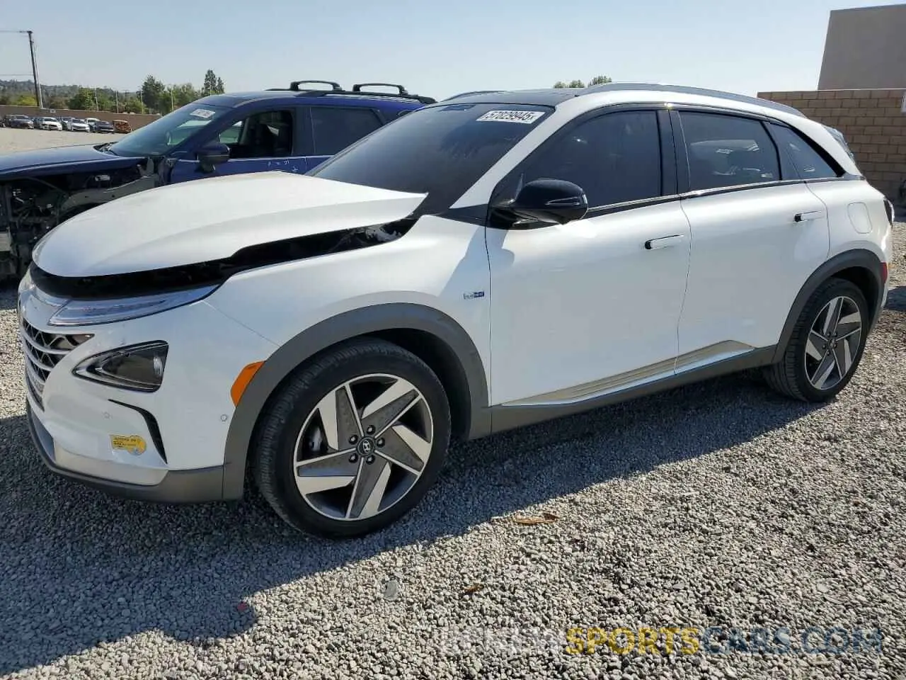 1 fotografías del automóvil dañado KM8J84A63MU012984 HYUNDAI NEXO 2021